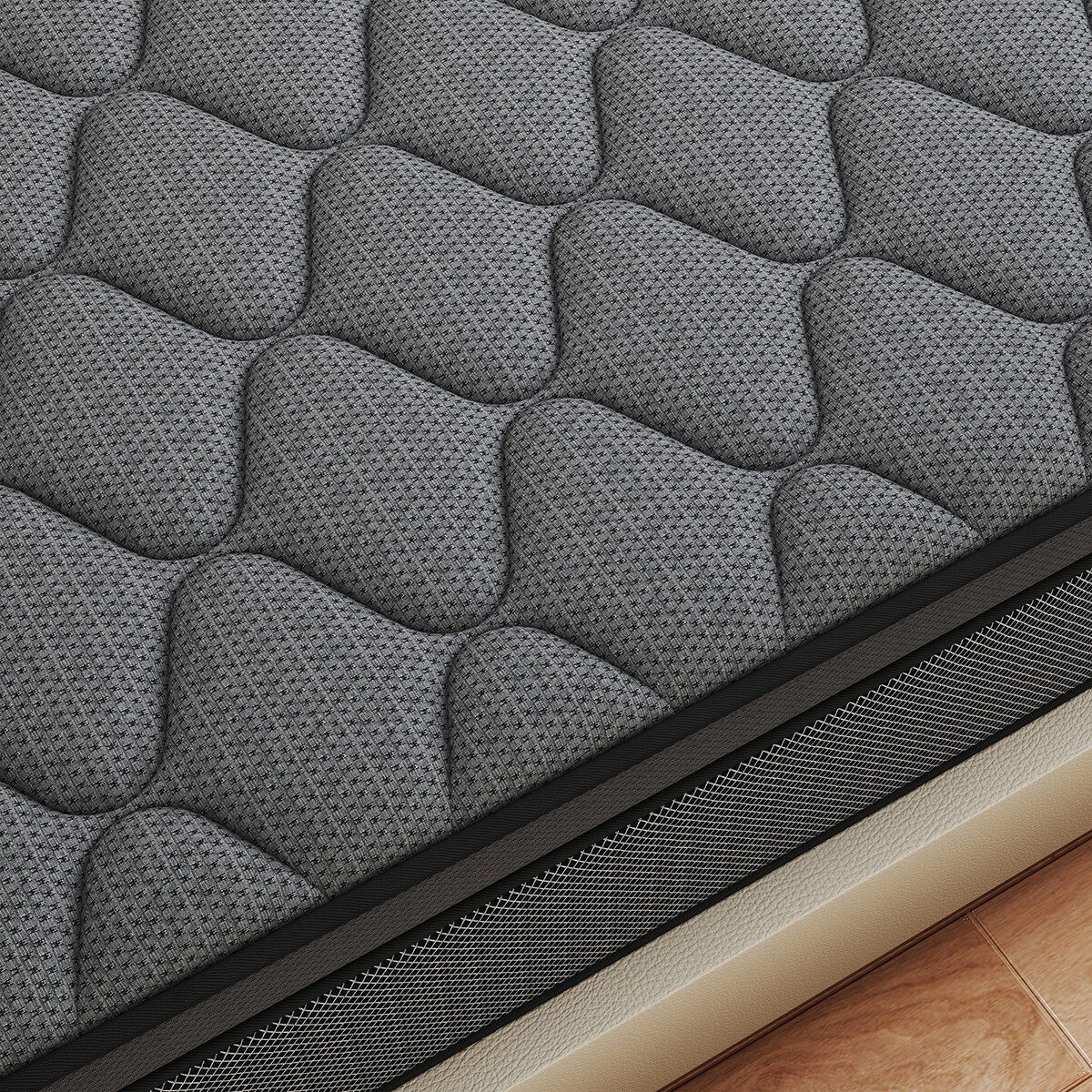 12" Mattress In a Box Gel Memory Foam Pocket Spring Twin Full Queen King Size