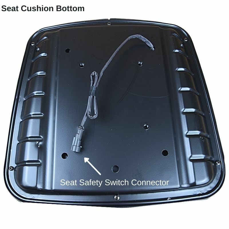 Yellow Suspension Tractor Seat for John Deere 5045E 5055E 5065E 5075E