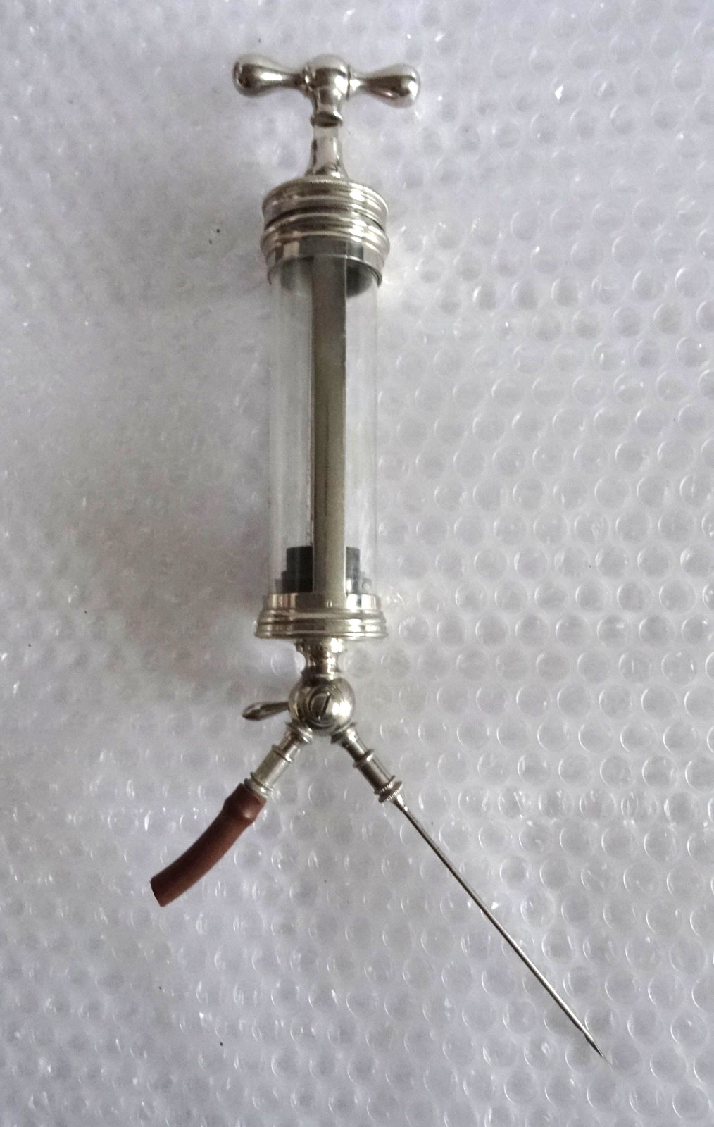 mEDICAL BLOOD TRANSFUSION TOOL W/ CASE J WEISS & SON LONDON ANTIQUE neocurio