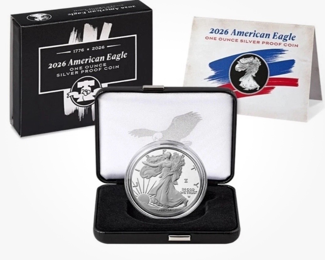 1776 - 2026 W PROOF 1 Ounce Oz American Silver Eagle US MINT w/ OGP  In Stock!!!