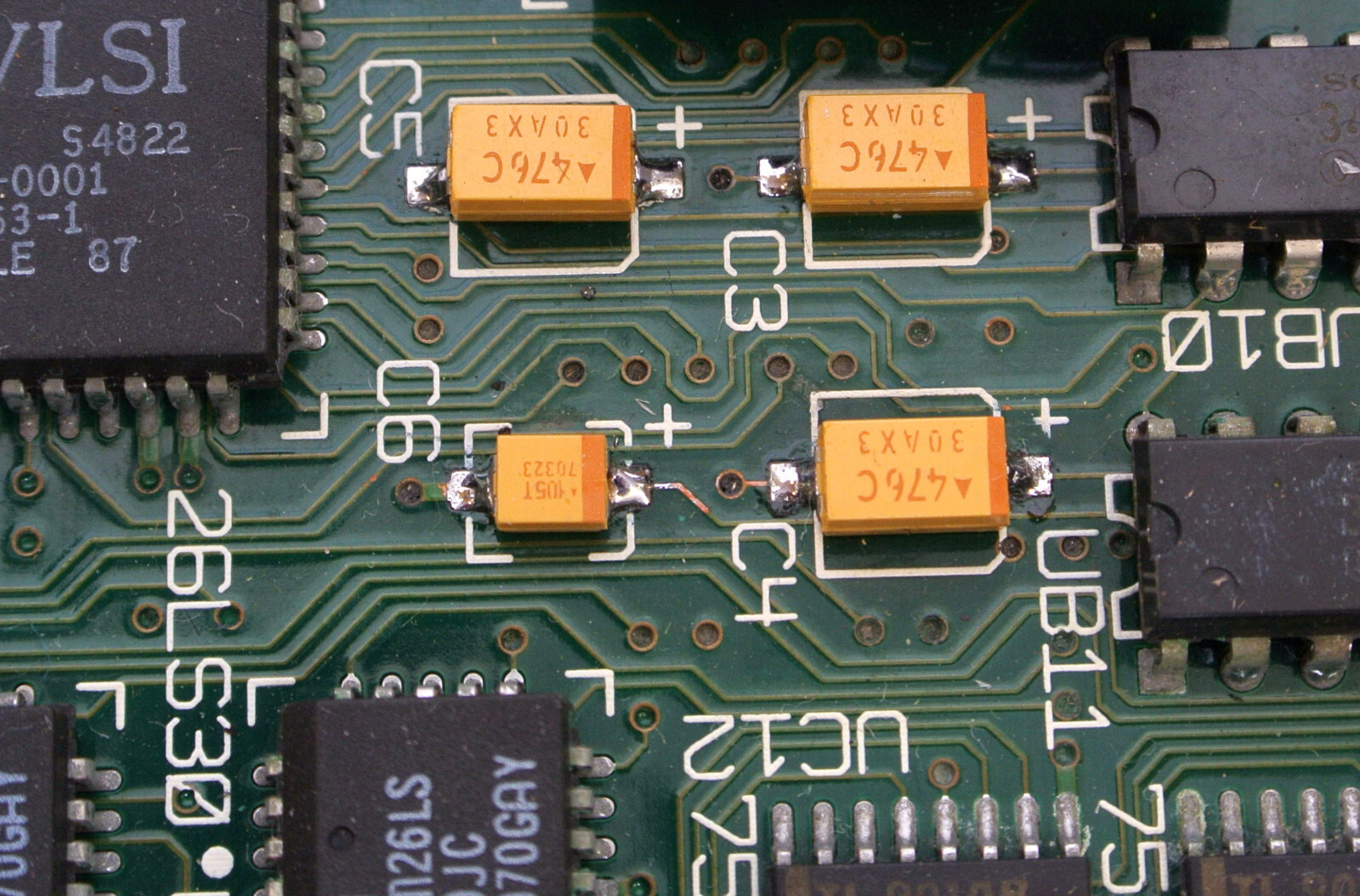 REPAIR SERVICE Apple Macintosh SE/30 Logic Board + Analog Board + PSU Recap