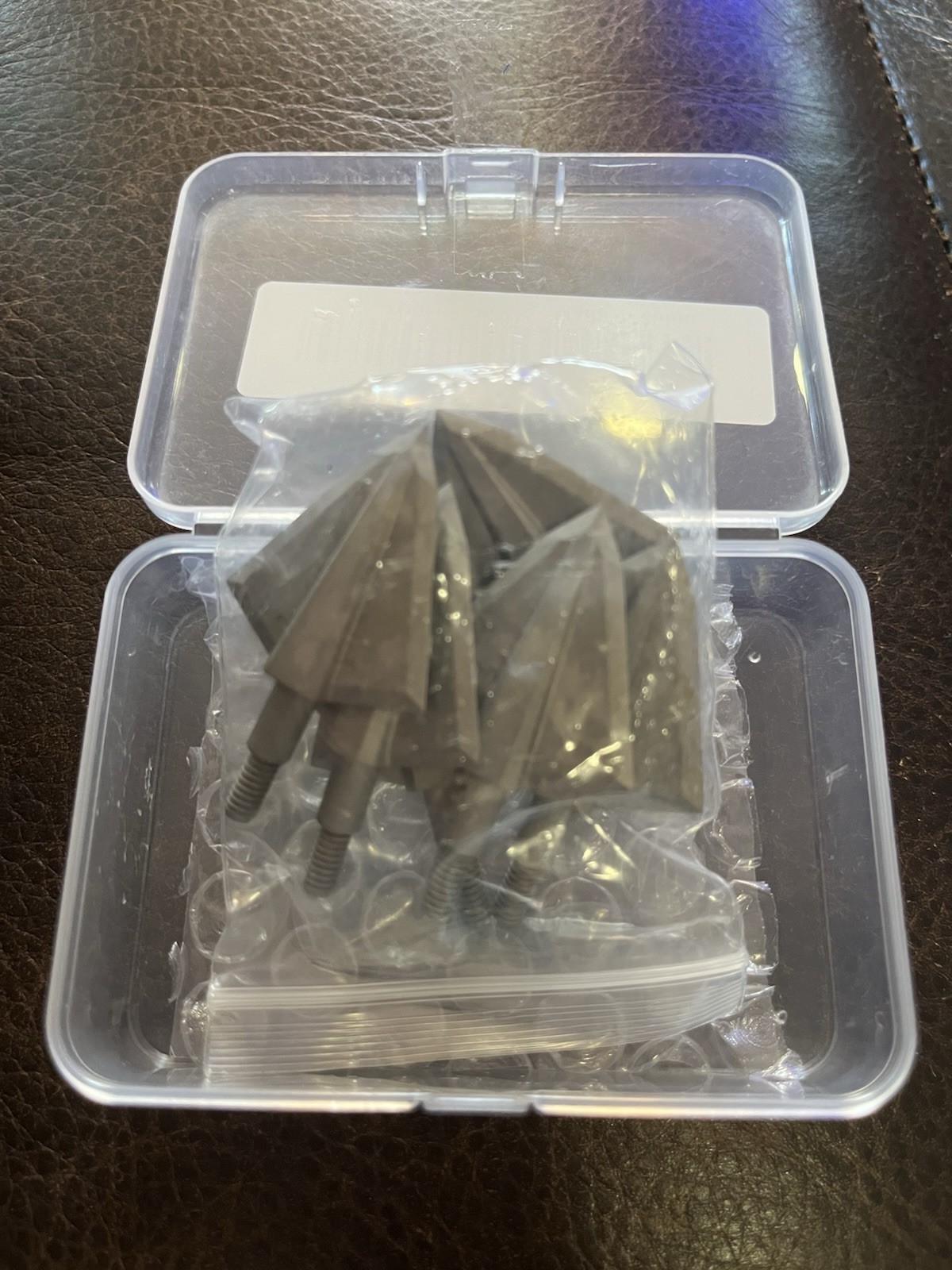 NEW 6pcs PX-150GR SILVER Broadhead 150 Grain Screw Solid Blade Hunting Arrowhead