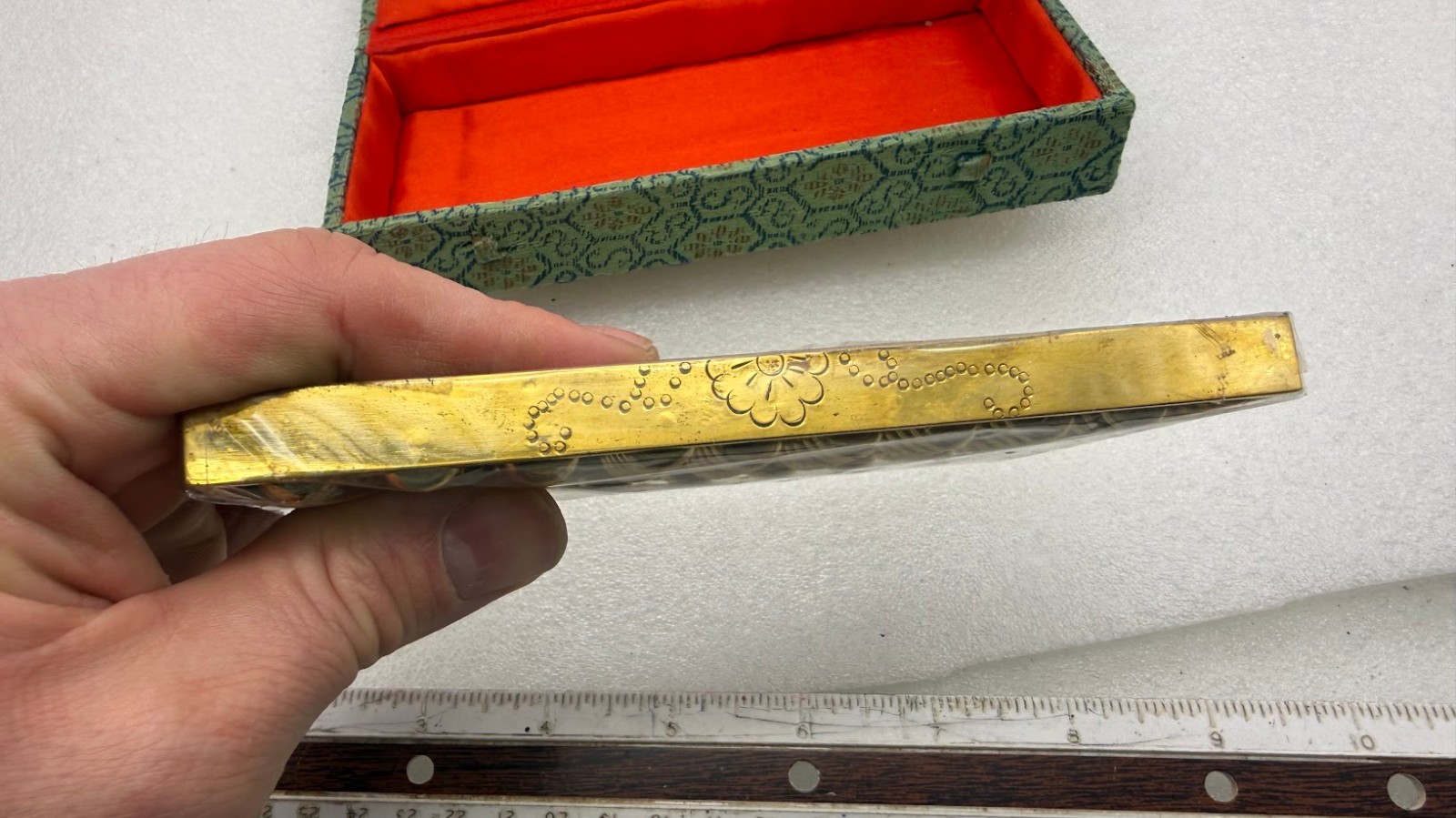 Brass Mini Abacus In Original Box still wrapped looks new as shown!!