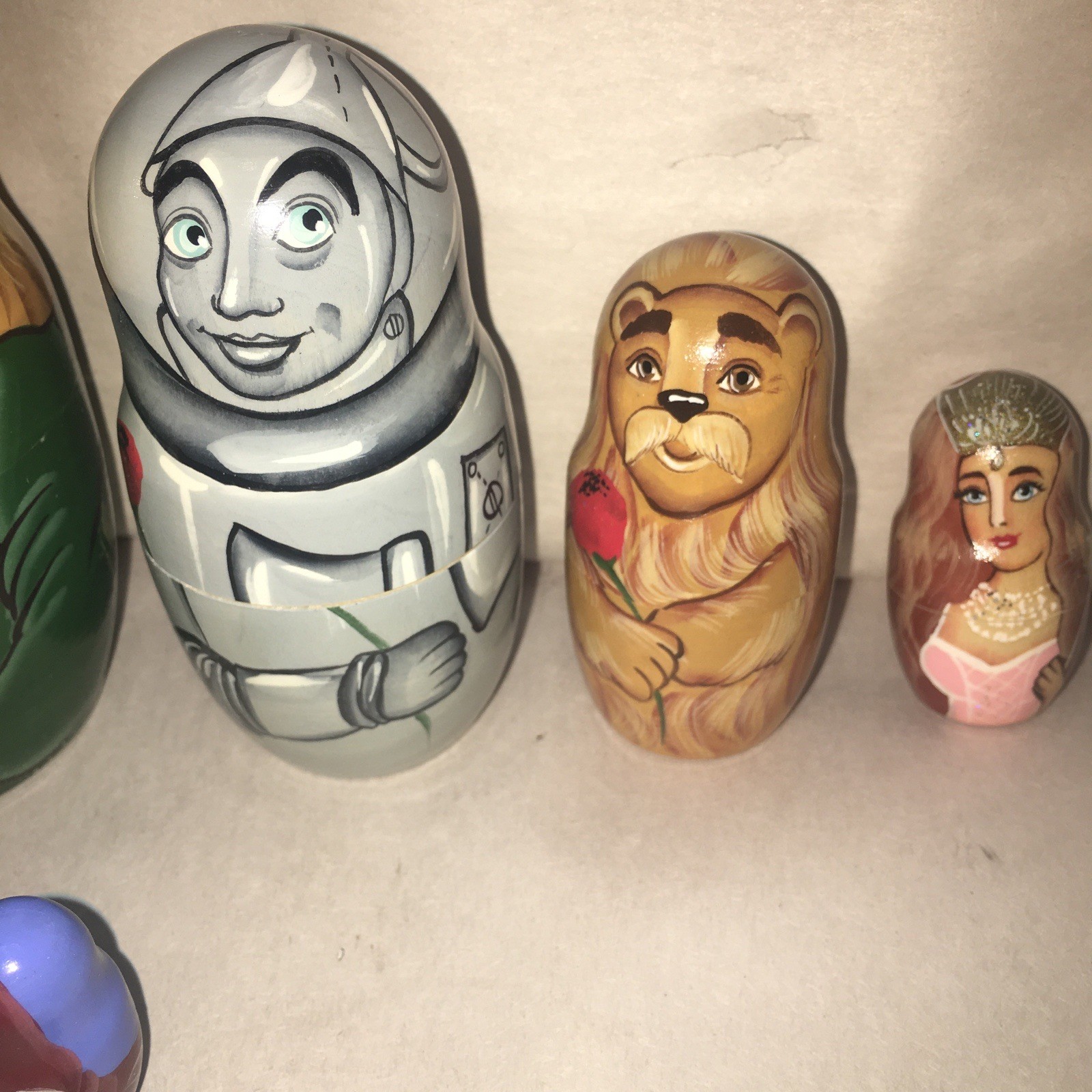 Wizard of Oz Golden Cockerel Collection Russian Nestling Dolls Signed by Artist