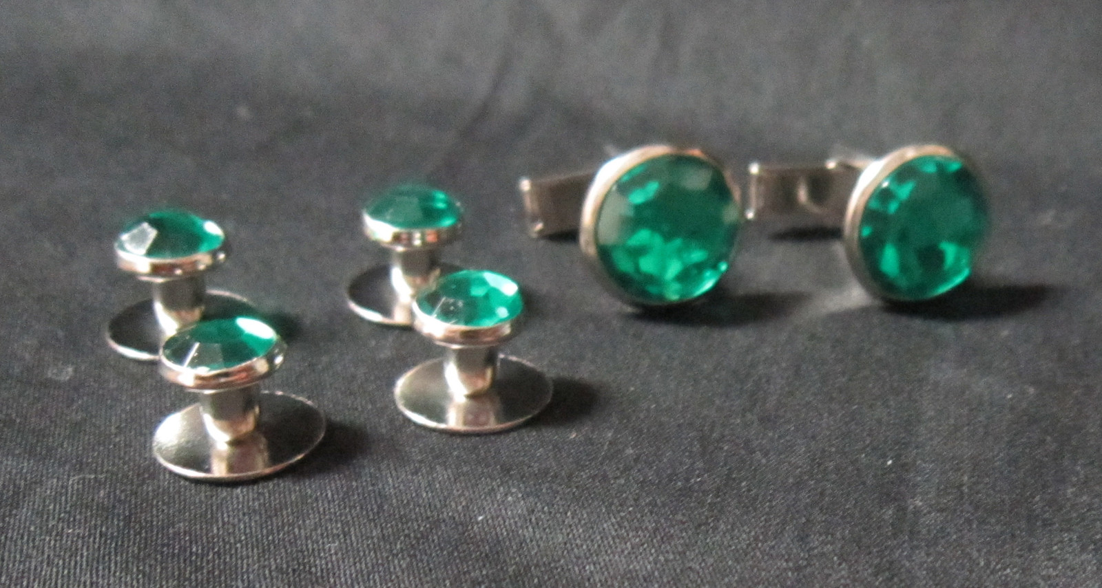 Formal Studs and Cufflinks Tuxedo Shirt Stud Cufflinx Prom Tux Cuff Link Set