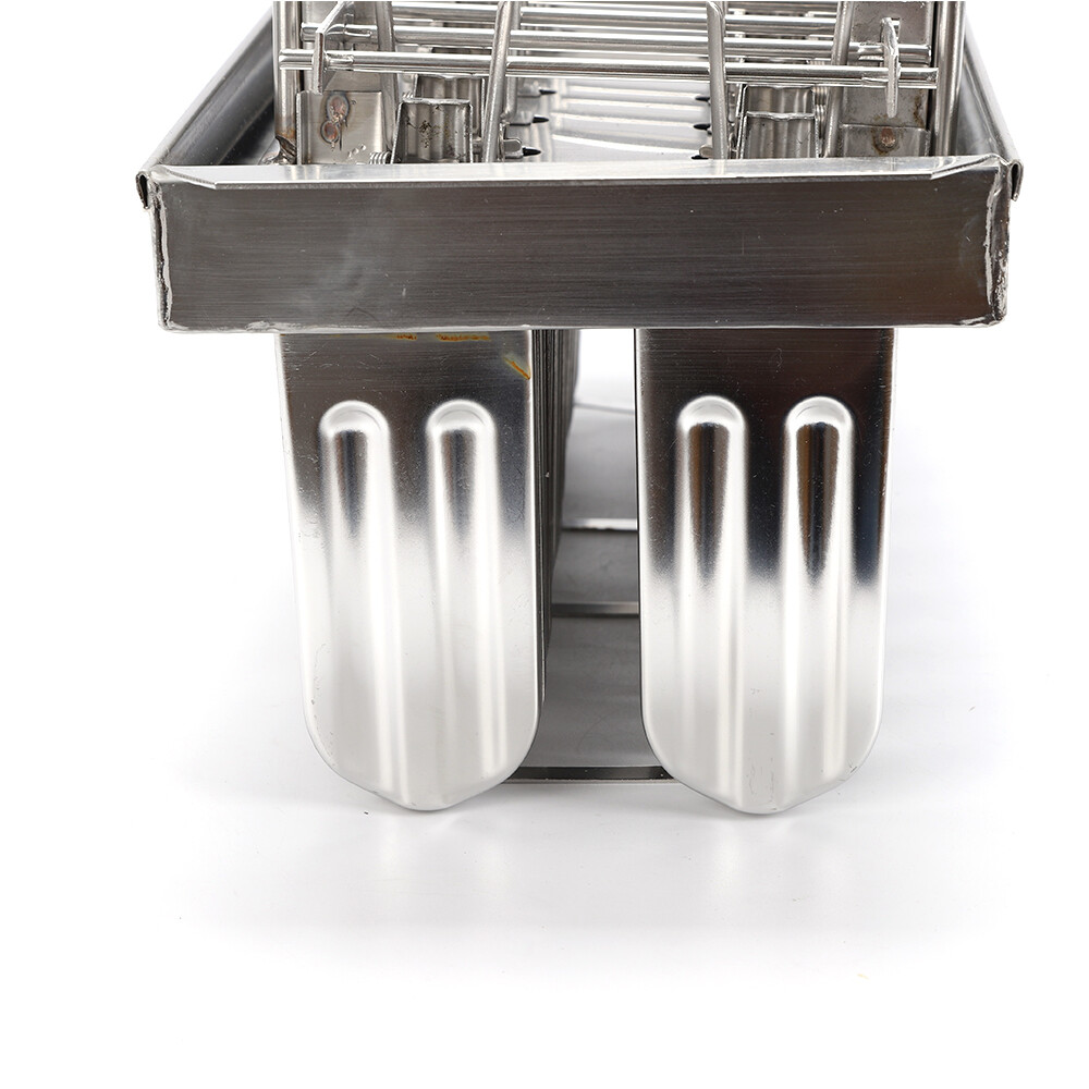 20x Stainless Steel Molds Ice Pop Lolly Popsicle Ice Cream Stick Holder Mold Top