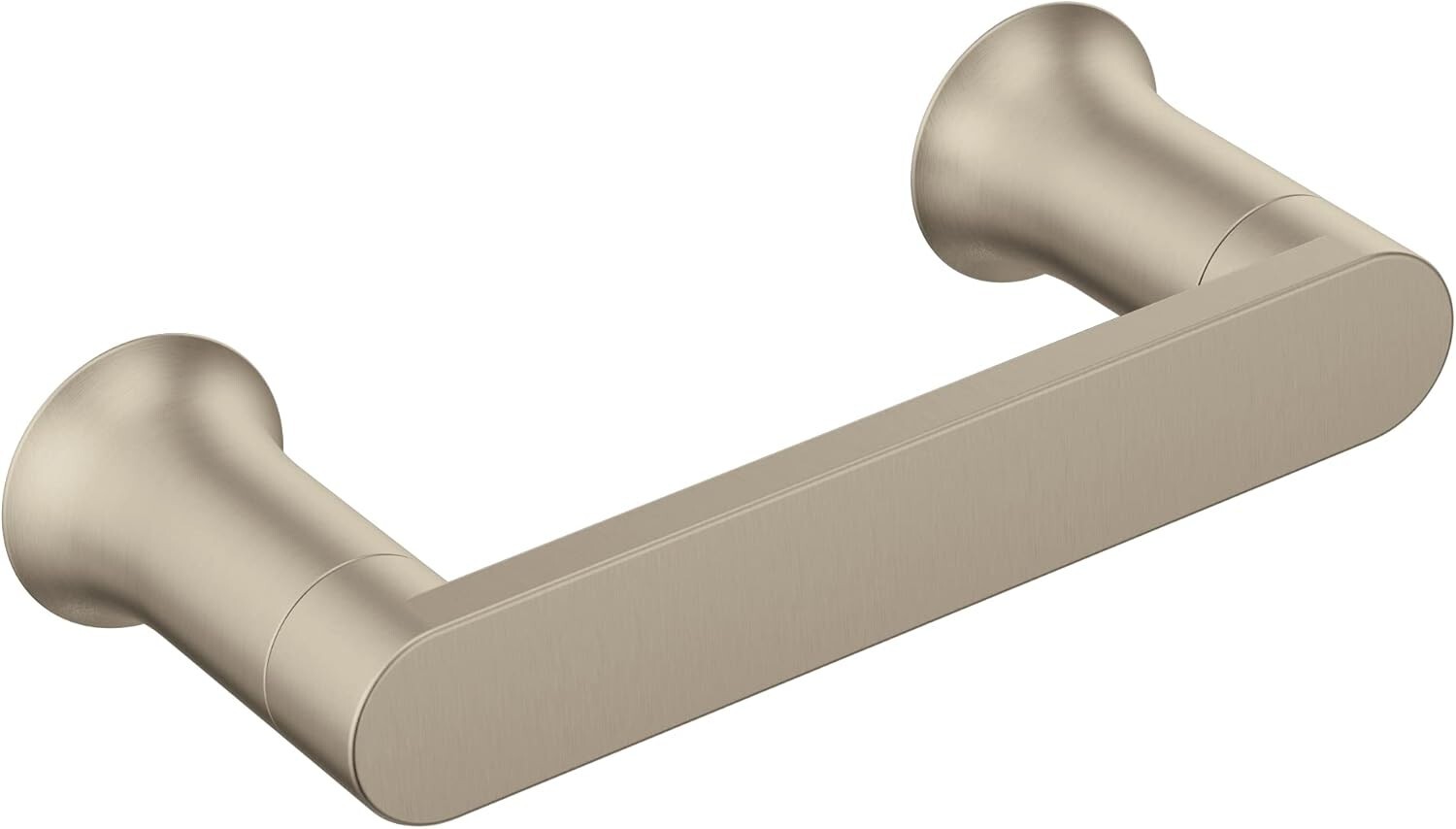 Moen BH3808BN Wall Mount Modern Pivoting Toilet Paper Holder in Brushed Nickel