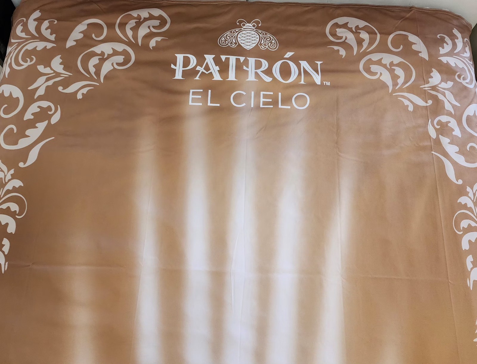 Patron El Cielo Tequila Promotional Backdrop Fabric Display Luxury Backing