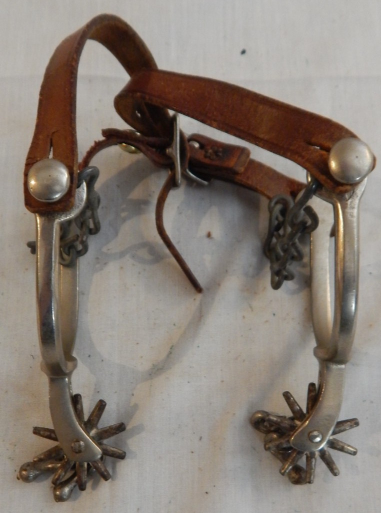 Jingle Western Cowboy Spurs - J.Q.M.D. 1941 JB Strap - 137