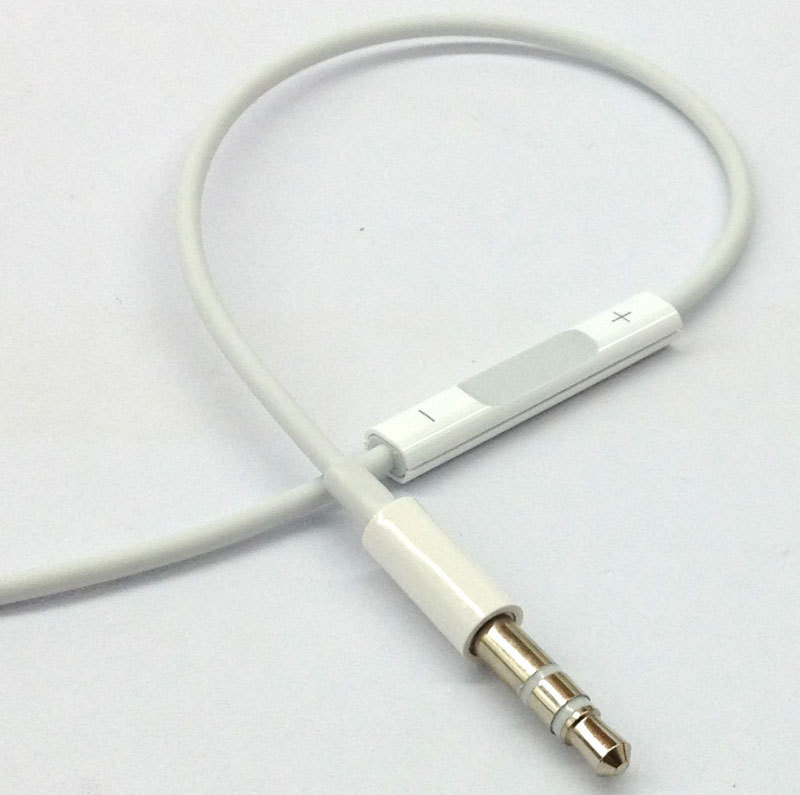 Headphone Car Aux Cable connector Adapter Remote for apple ipod shuffle 3rd 4th