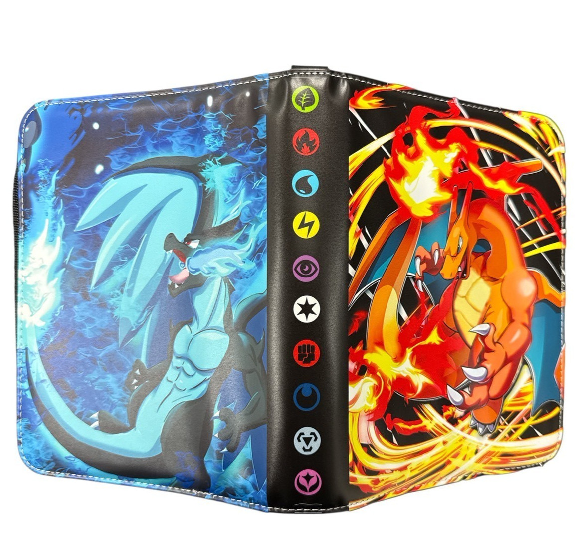 Charizard Card Binder for Pokemon Cards Holder 400 Cards w/ 50 Removable Sleeves