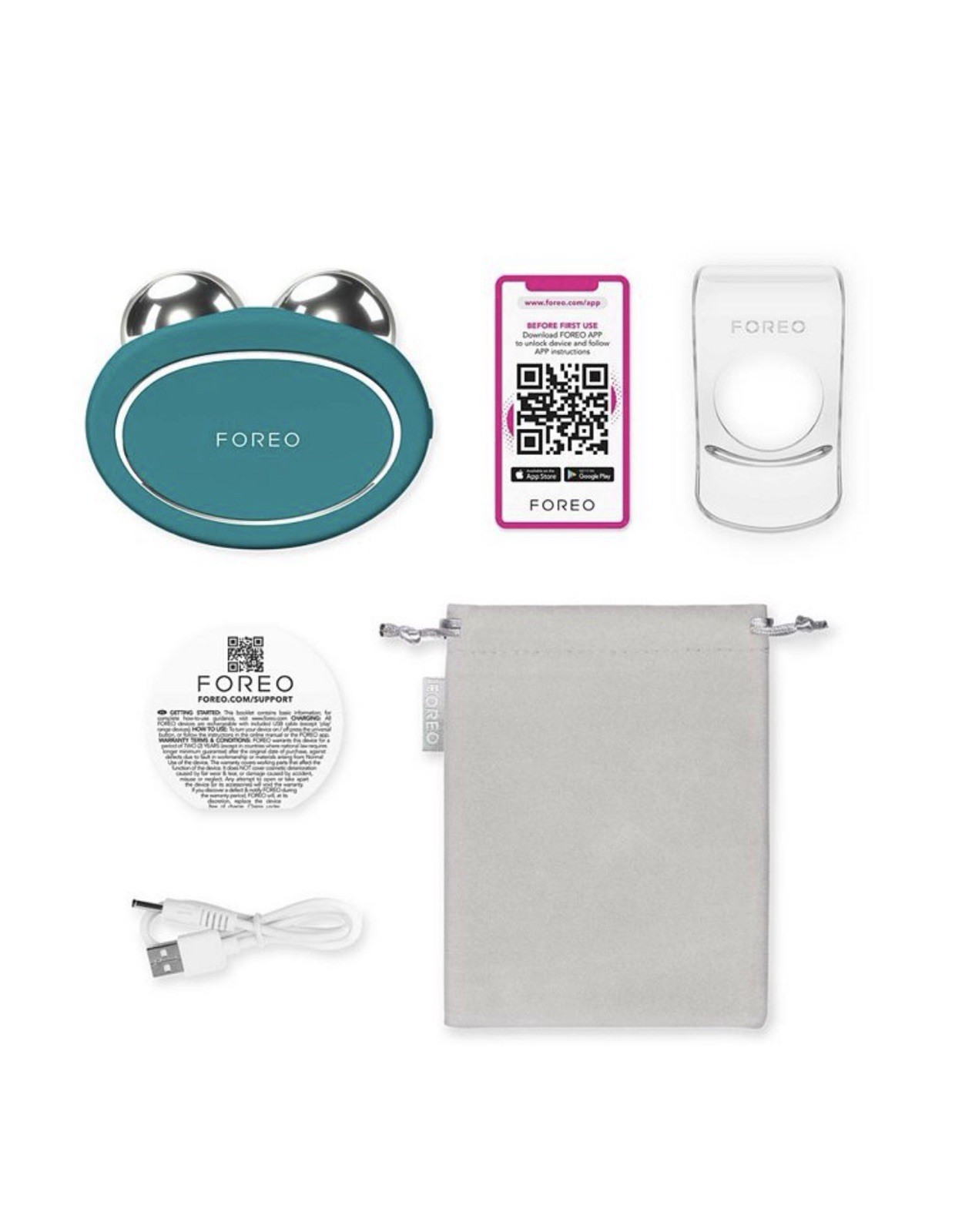 FOREO BEAR 2 Advanced Microcurrent Facial Toning Device - Green