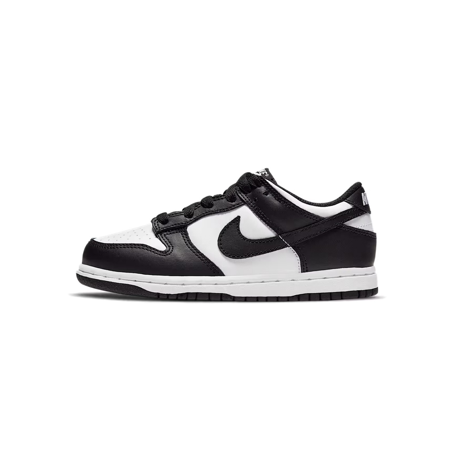 Nike Little Kids Black/White Dunk Low Sneaker Shoes, CW1588-100 (PS)