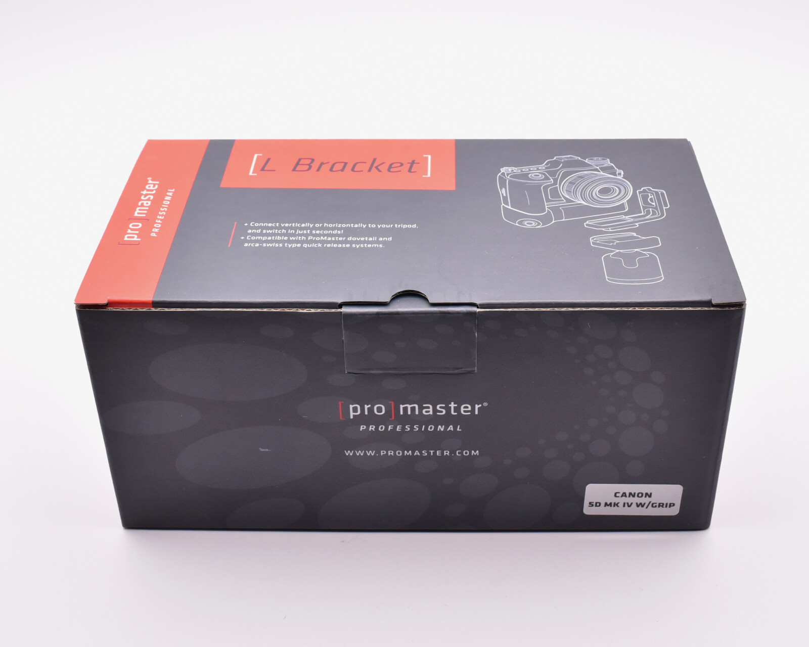 Promaster 8217 Professional L Bracket for Canon 5D MK IV with Grip (#8628)