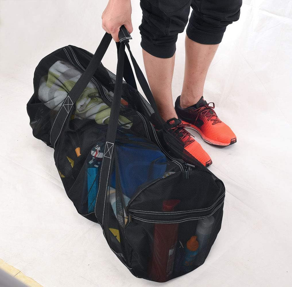 XXL Mesh Duffle Bag for Scuba Dive or Snorkel Gear, Extra Large Snorkeling Equip