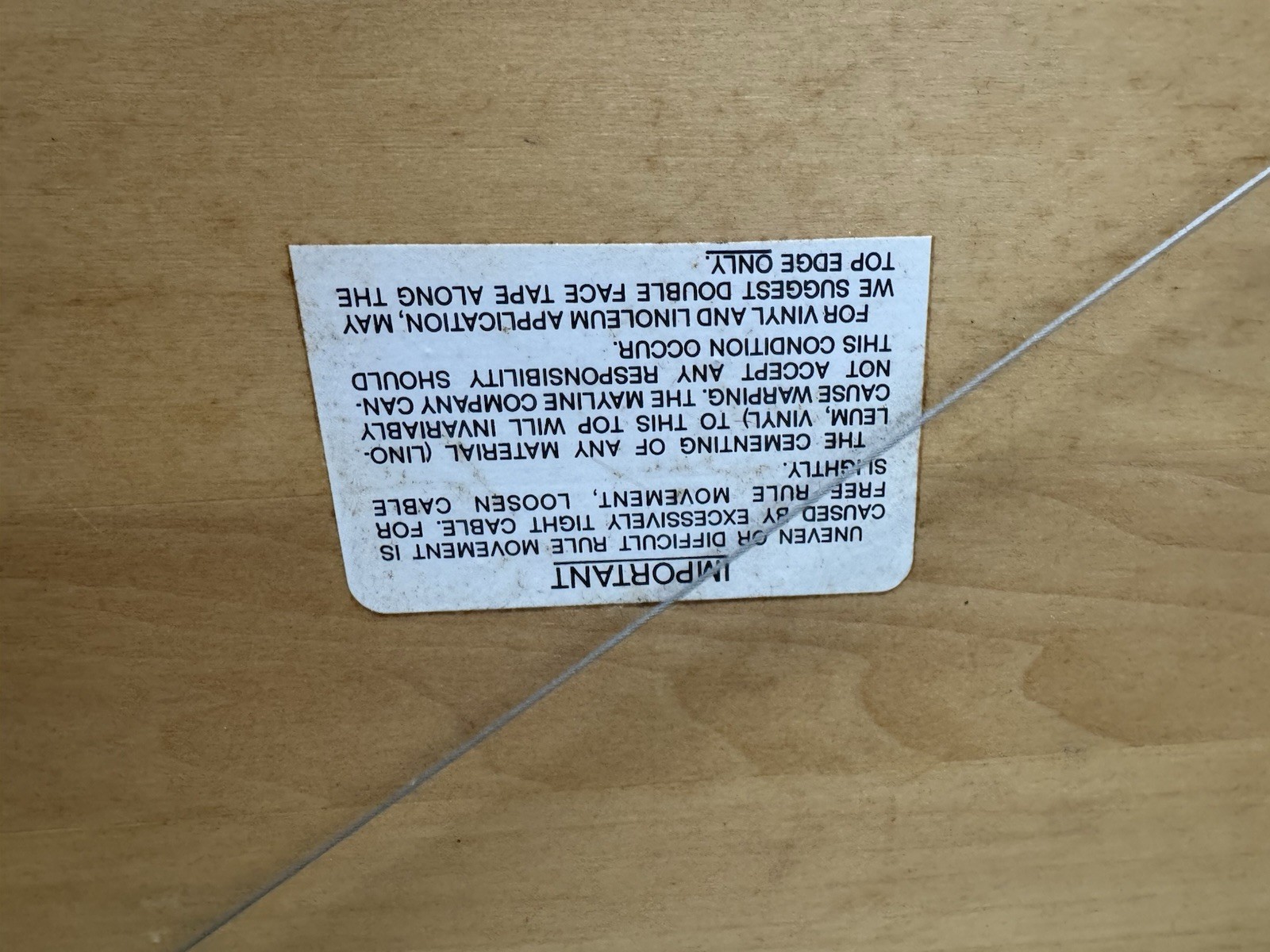 Vintage MAYLINE 20" x 30" Portable Wood Drafting Table Top