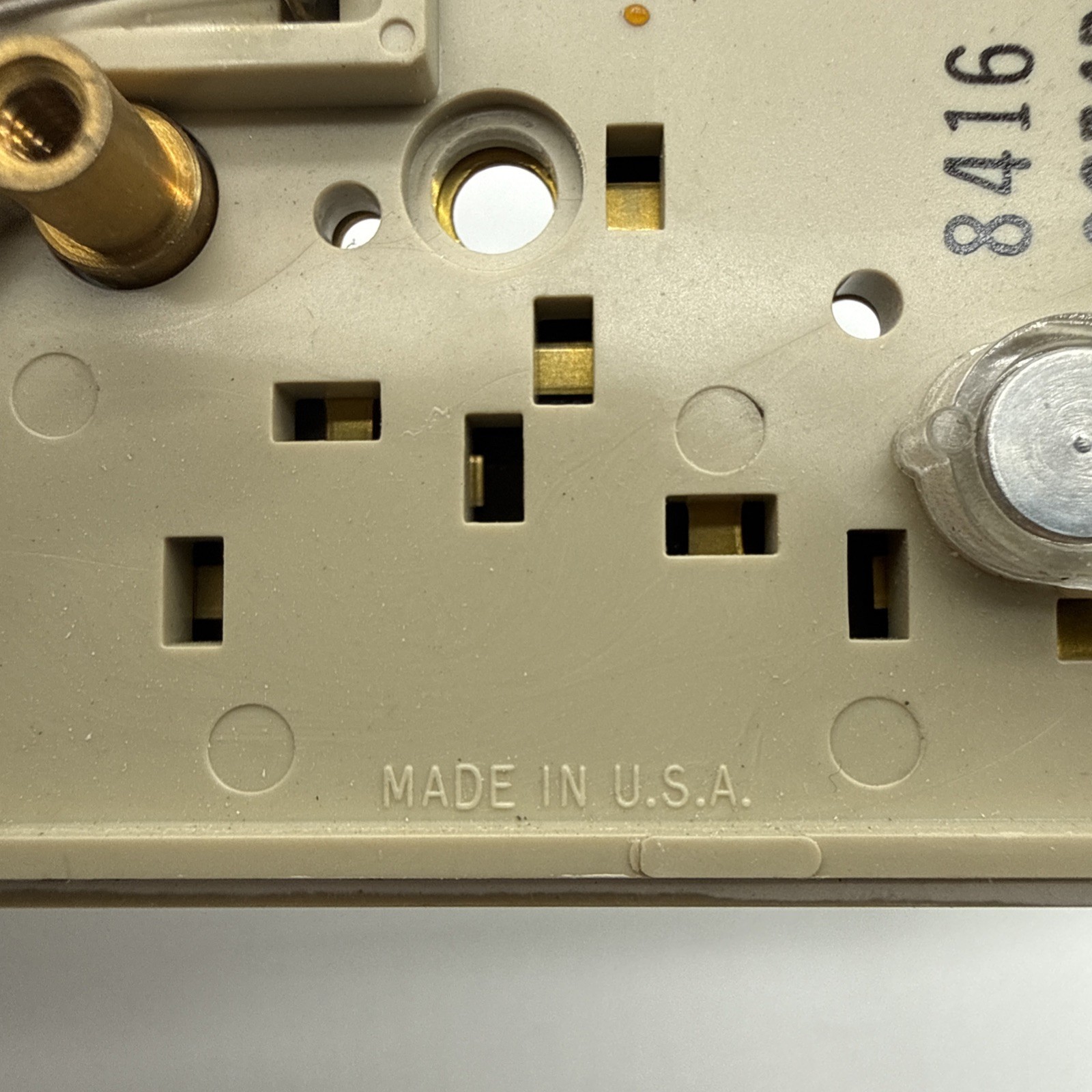 Vintage Carrier Honeywell Thermostat - Auto, On & Off - Cool, Off, Heat