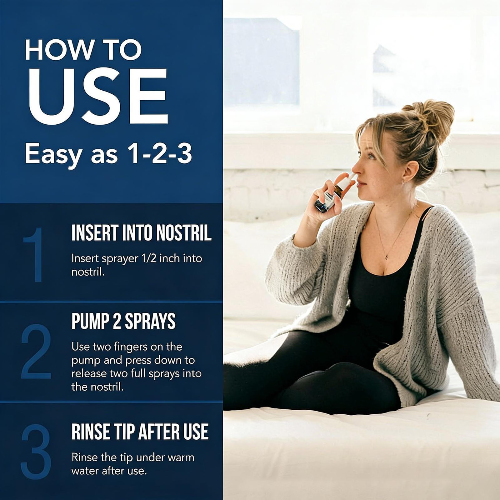 Nasomin Nasal Iodine – Nasal Cleanse– Neutralize Nose - Iodine + Fulvic Acid Ble