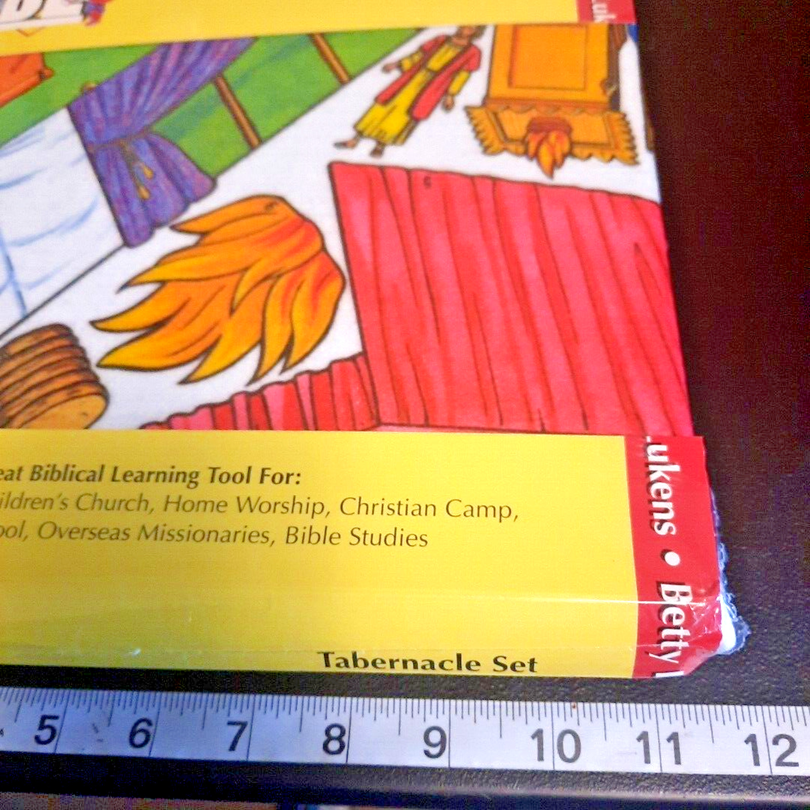 Vintage Betty Lukens Felt Bible Activity Learning Tabernacle Kit Uncut Rare New