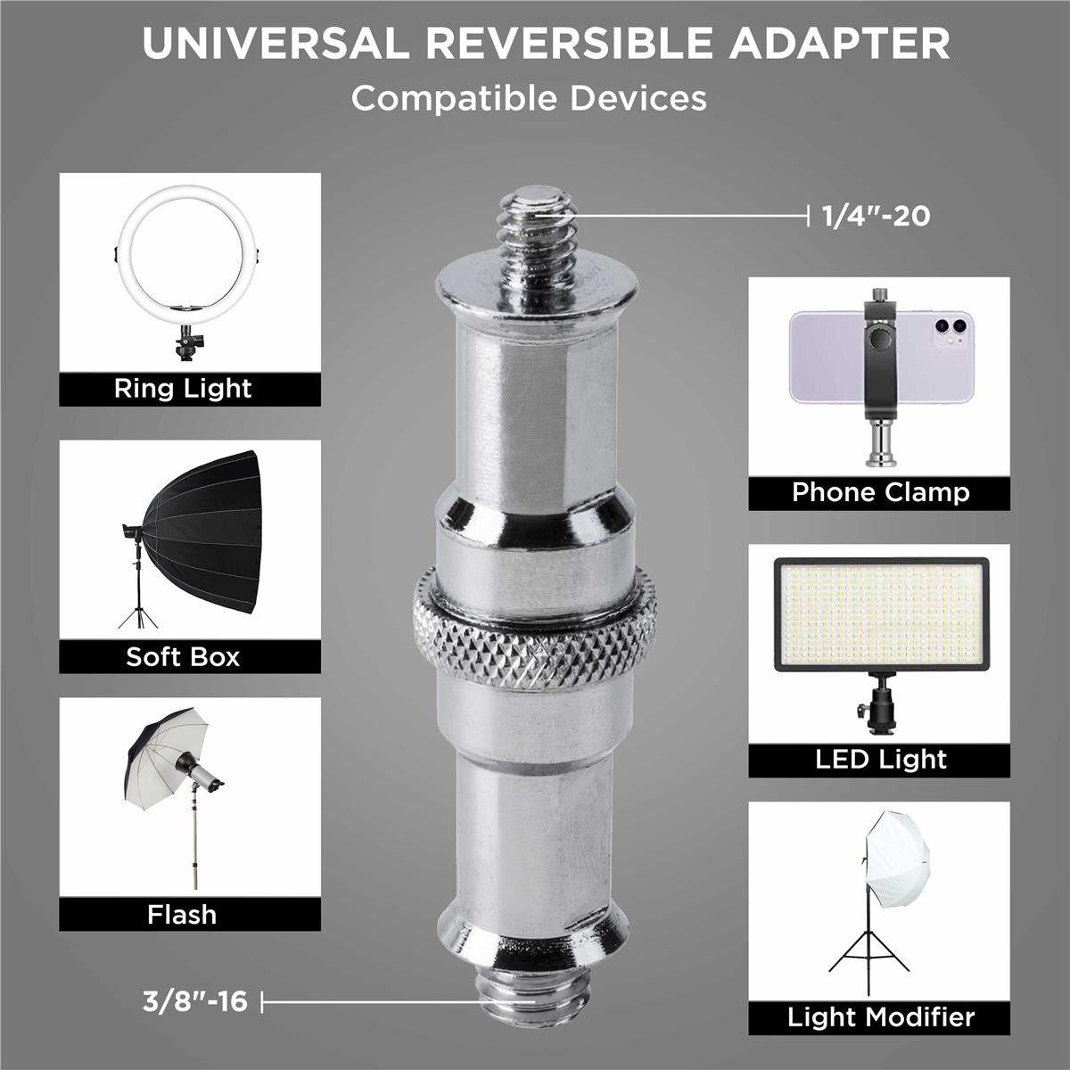 Flashpoint 9.5' Blue Color Coded Pro Air Cushioned Heavy Duty Light Stand for Ph