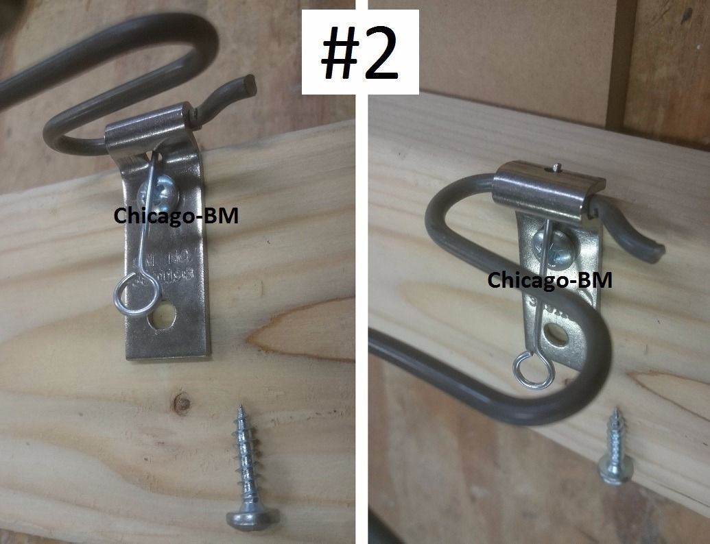 Zig Zag Spring Clips/Bracket Repair Kit + Screws-Upholstery Supplies-Made In USA