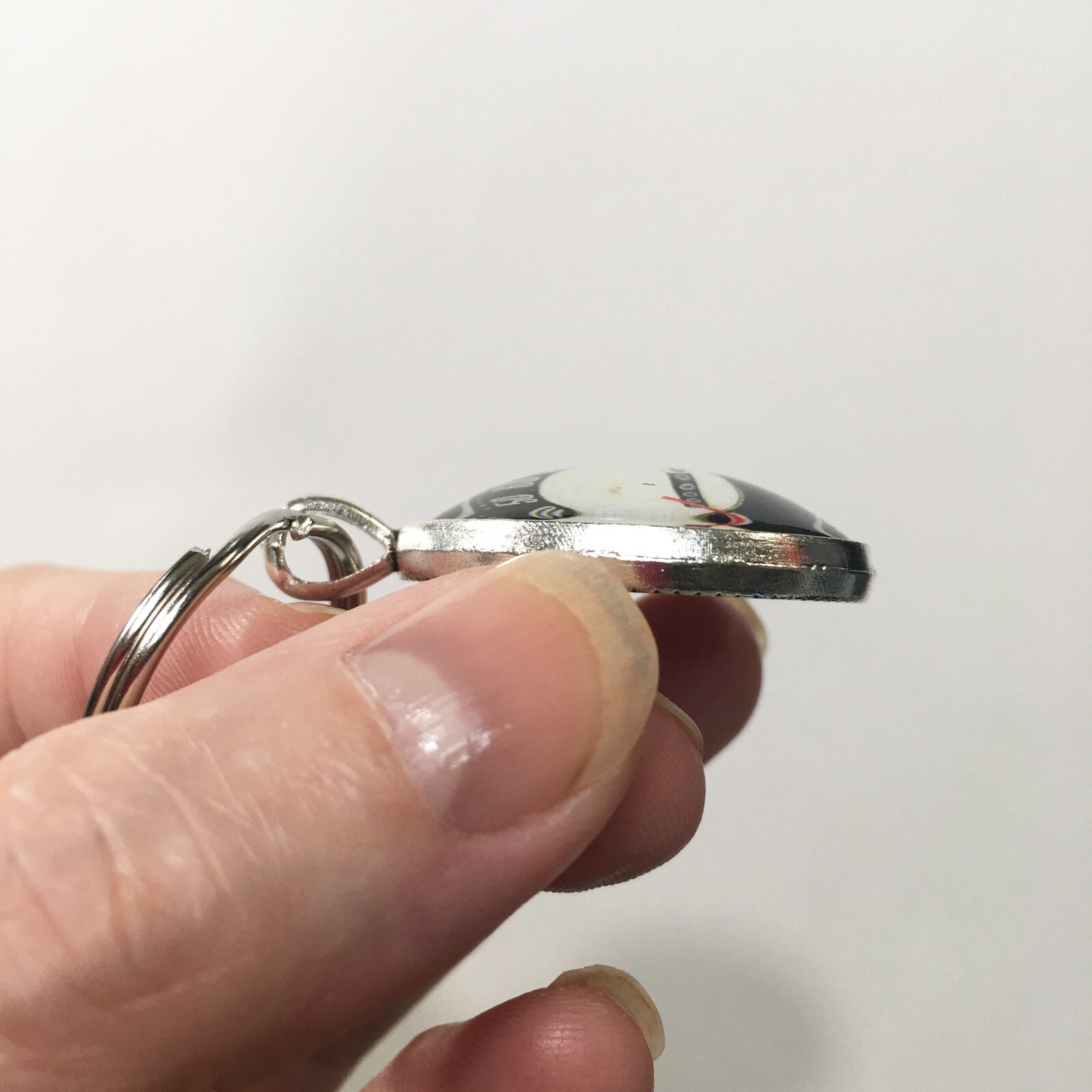 Vintage 1957 Chevy Bel Air 210 120 MPH Speedo 1.2" Diameter Keychain