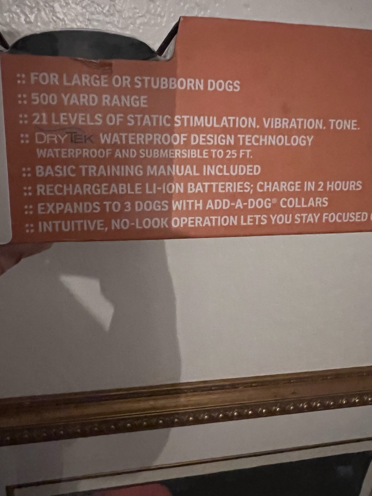 SportDOG SD-425XS- Field Trainer Dog Collar 500 Yard Remote