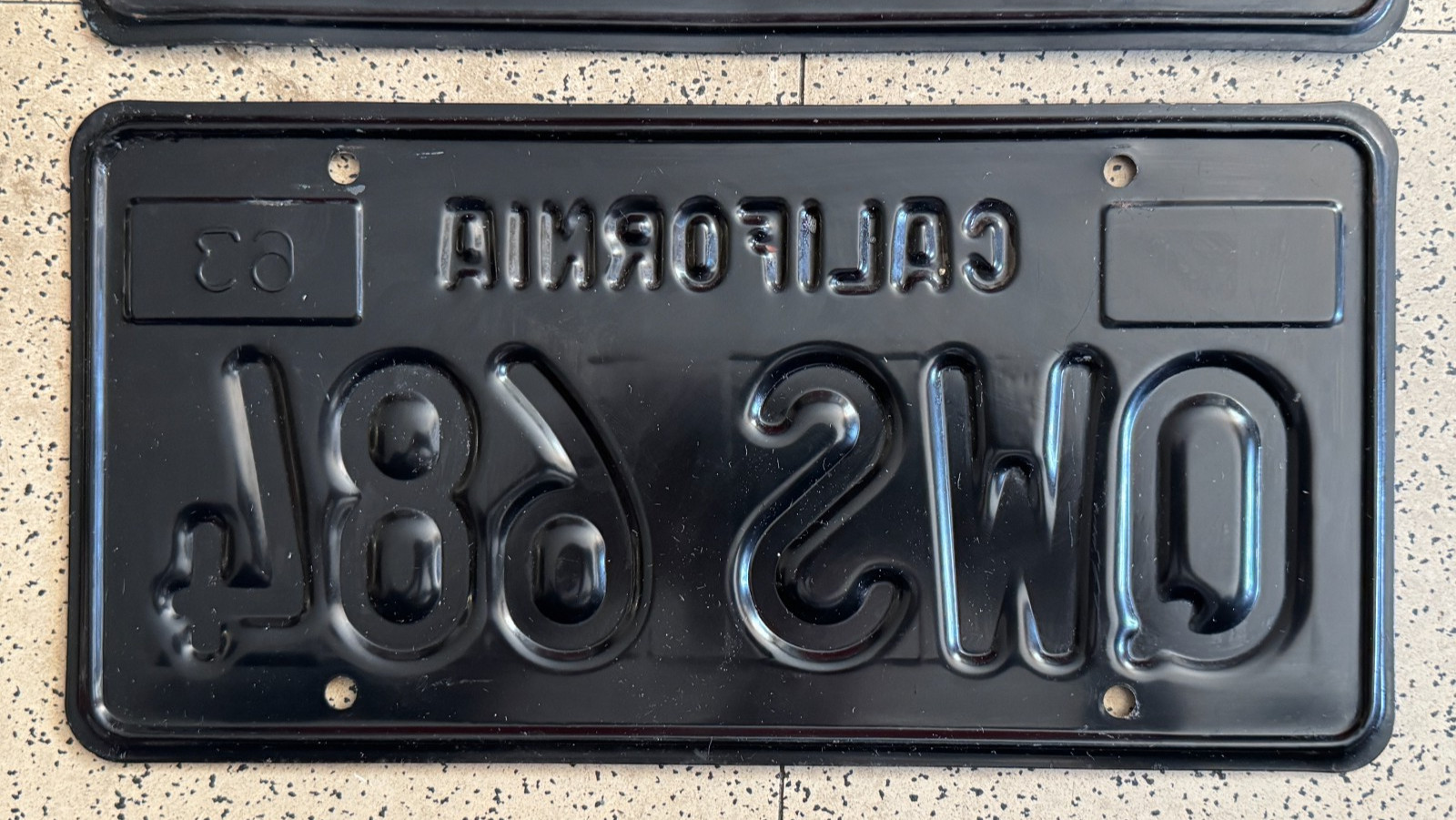 1968/1964/1963 CALIFORNIA license plates *PAIR* — DMV CLEAR — ORIGINAL car tags