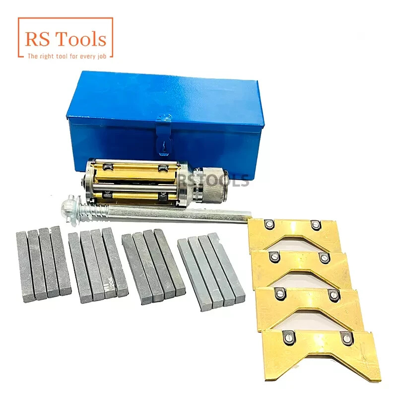 Cylinder Engine Hone Kit 2-1/2" To 5-1/2" Honing Machine + 4 Grit Stones RSTOOLS