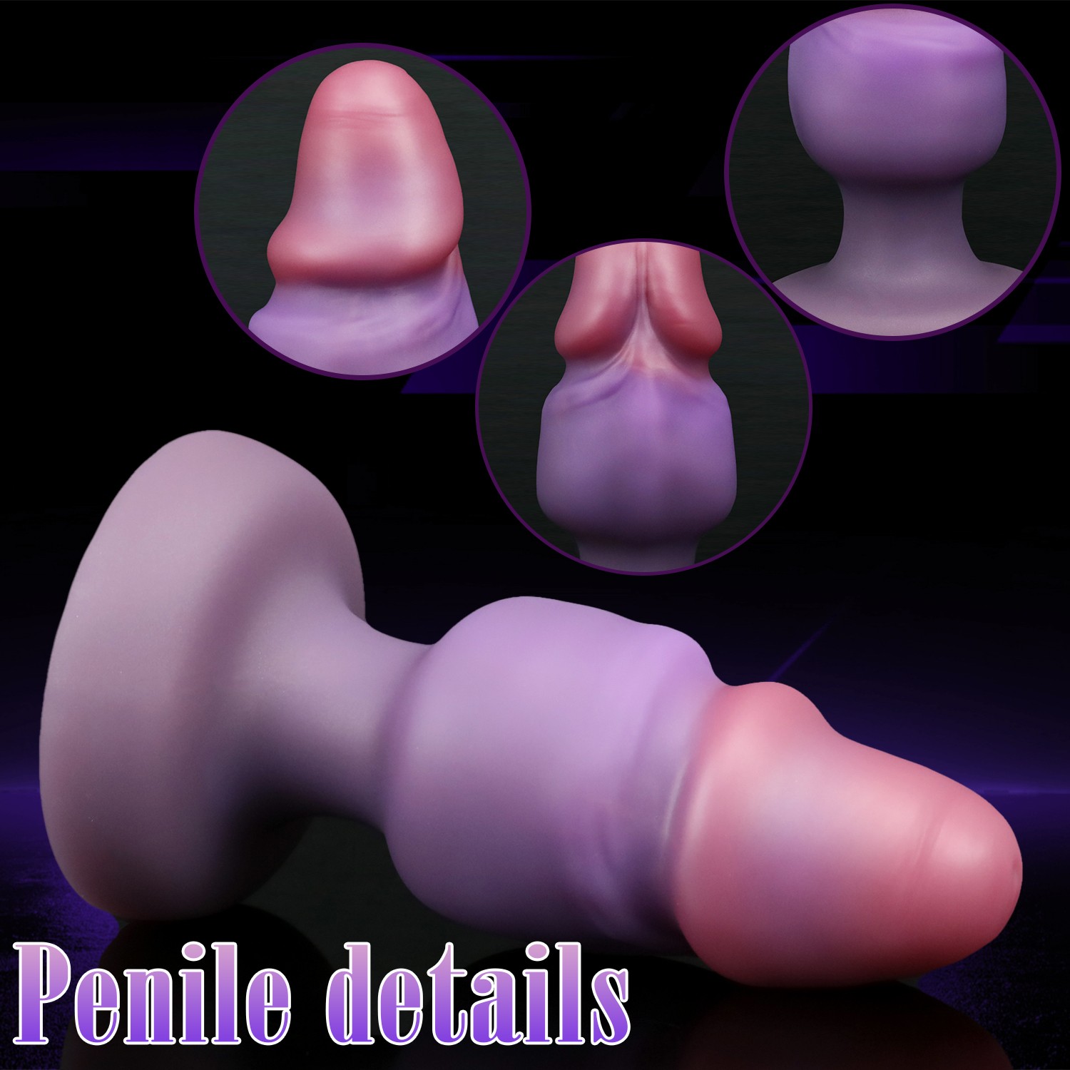 6.1" Realistic G-Spot Dildoe Anal Plug Silicone Sex Toys for Women Men
