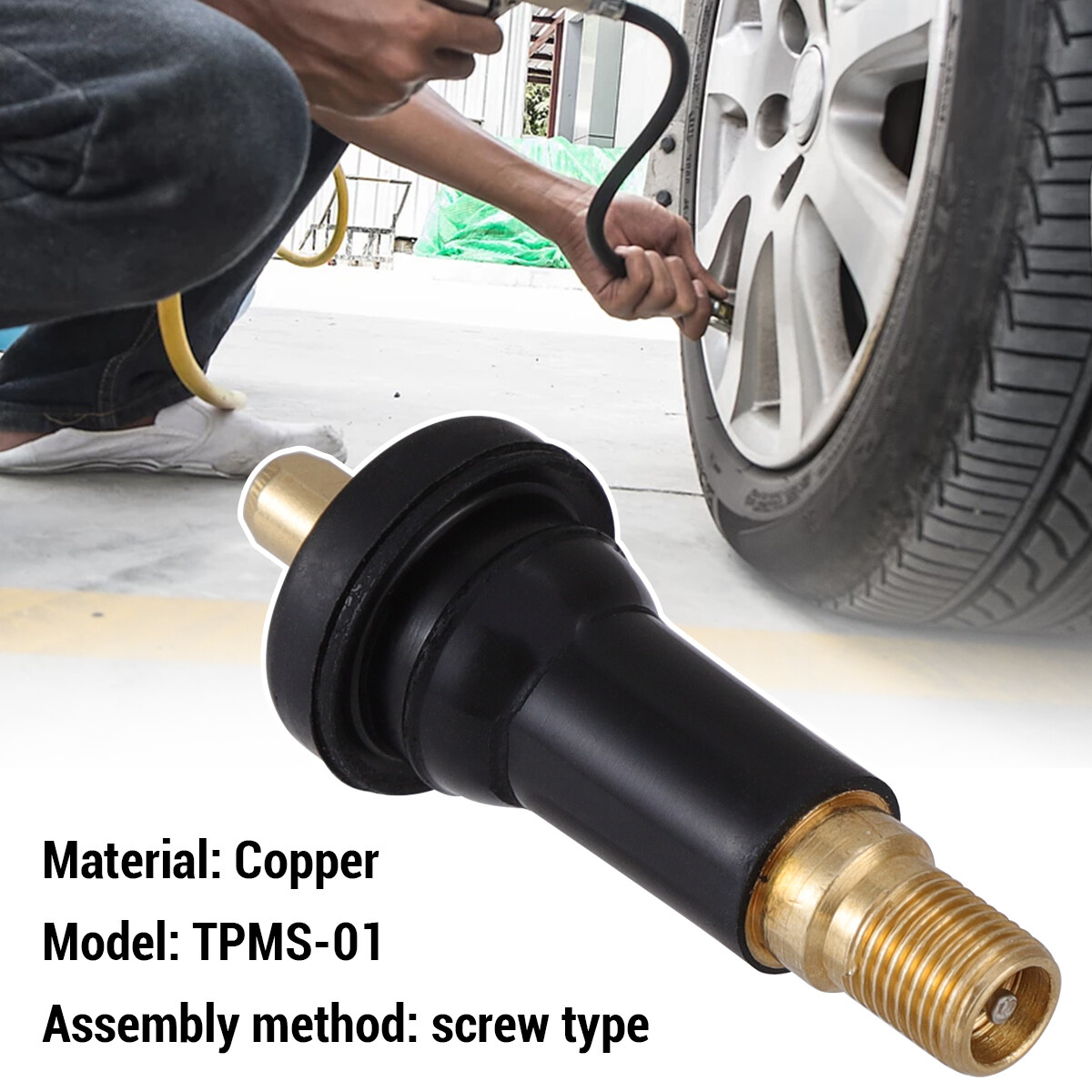 1~200PCS Tire Pressure Sensor Valve Stem Service Kit For 17-20008 20018 15263240