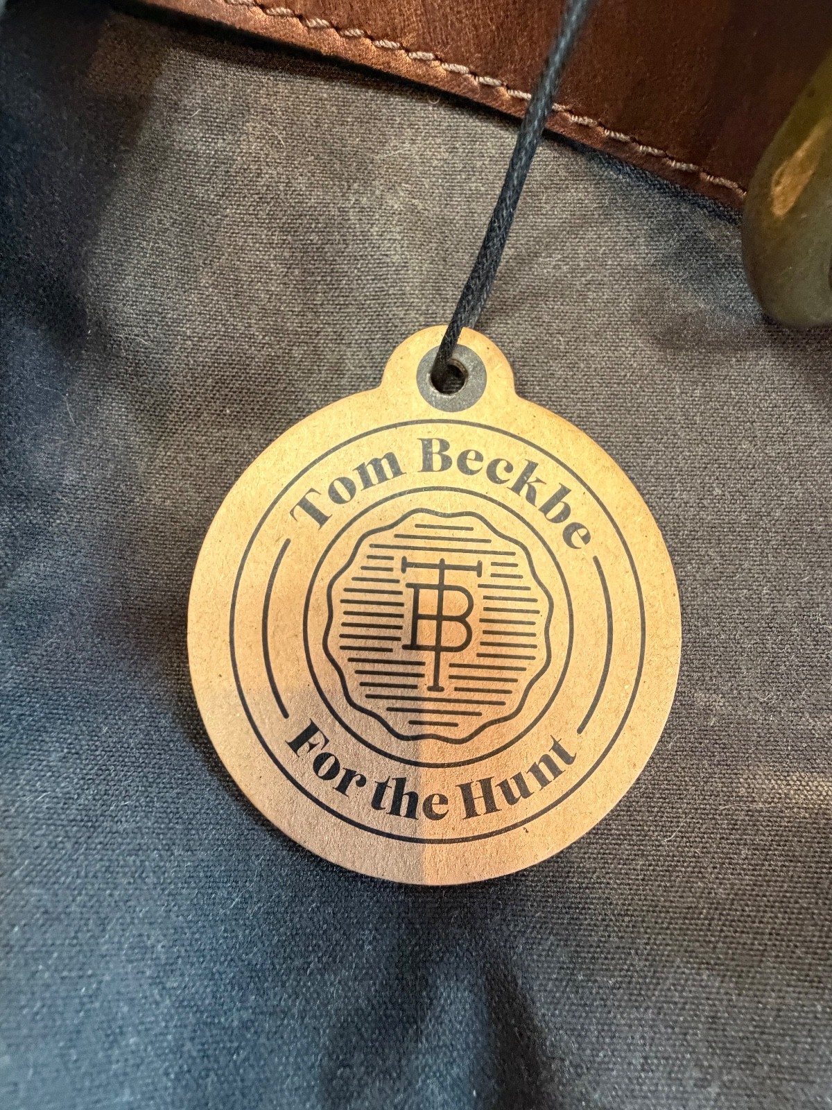 Tom Beckbe Shotgun Shell Pouch Bag - Dark Green Canvas - New and unused