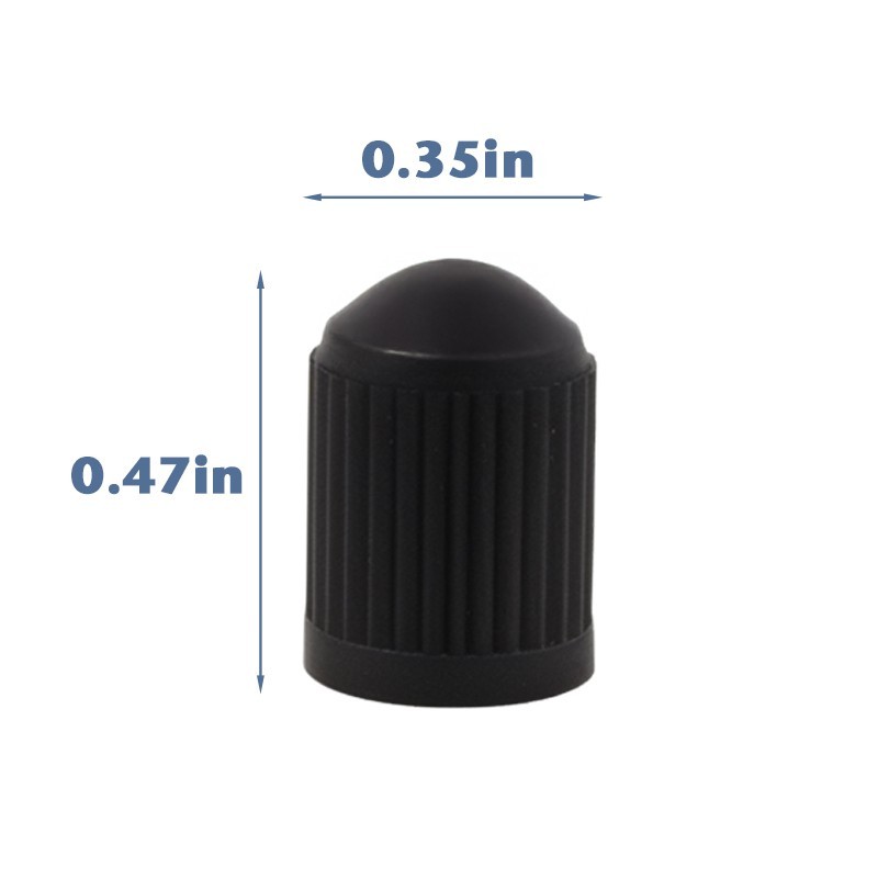 New 100 Pcs Plastic Car Tire Rim Valve Stems Wheel Tyre Air Caps Dust Cover