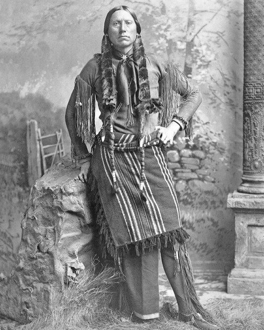 Comanche CHIEF QUANAH PARKER Glossy 8x10 Photo Native American Poster Print