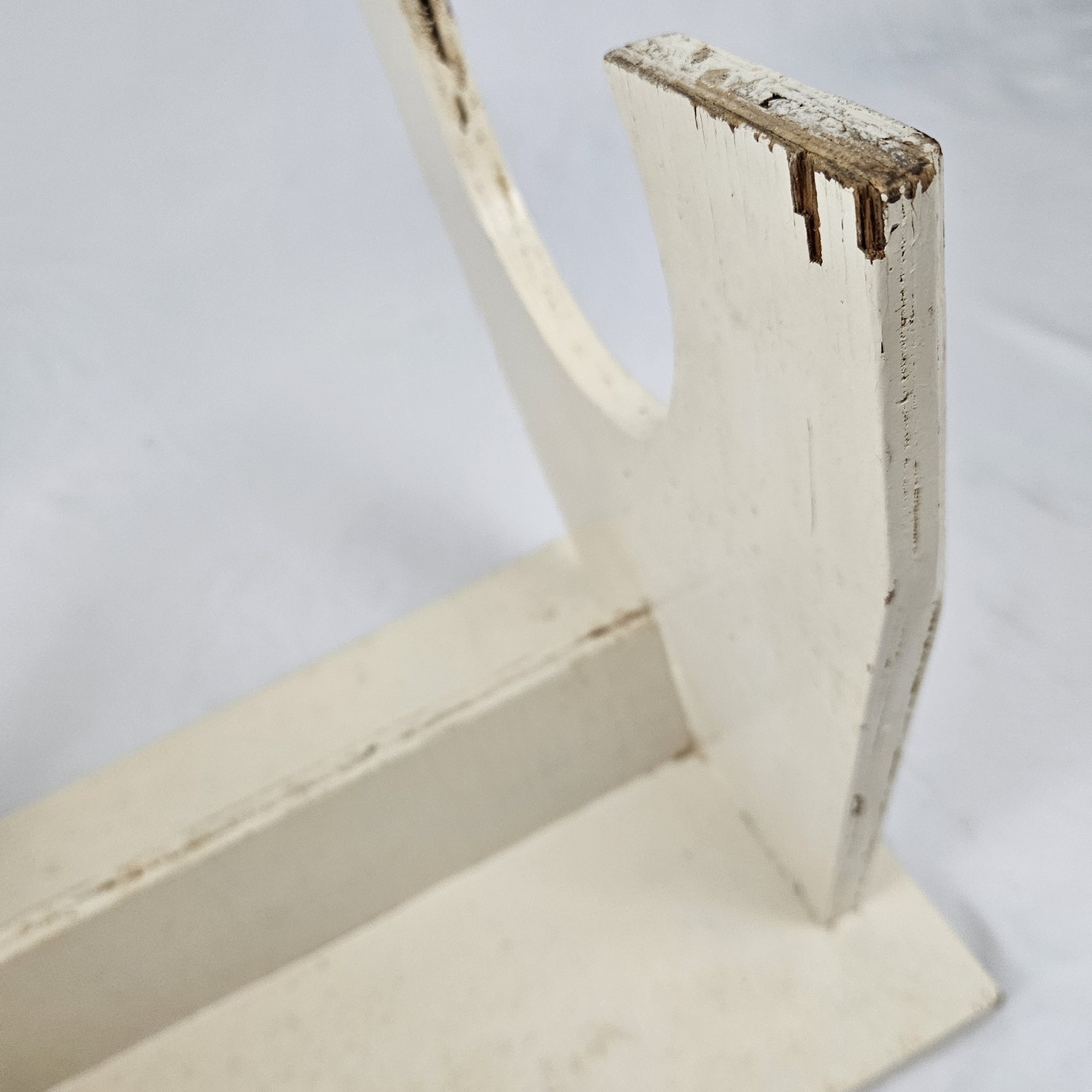 Farmhouse Milking Step Stool Footstool Plant Stand Primitive Painted Wood Vtg