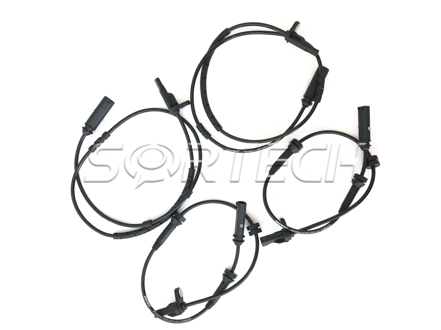 4pcs Front & Rear L/R ABS Speed Sensor for BMW 34526791225 34526791223 F30 F32