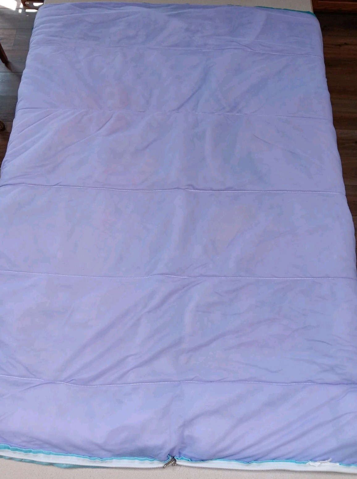 Vintage The Little Mermaid Ariel Sleeping Bag Fleece Zipper 55"x27" 90’s READ