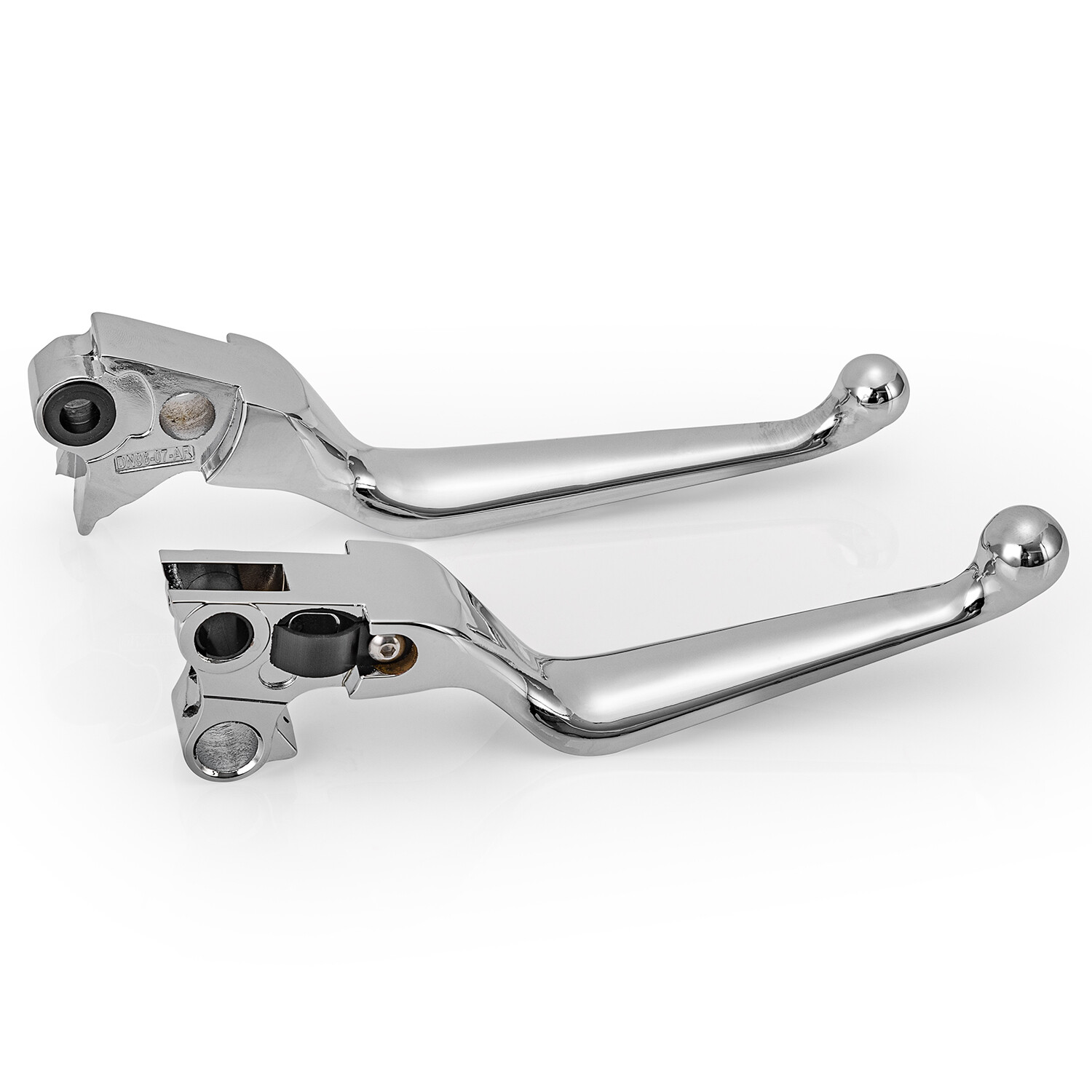 NEW Chrome Clutch Brake Lever Hand Levers Handbrake For Harley Road King Softail