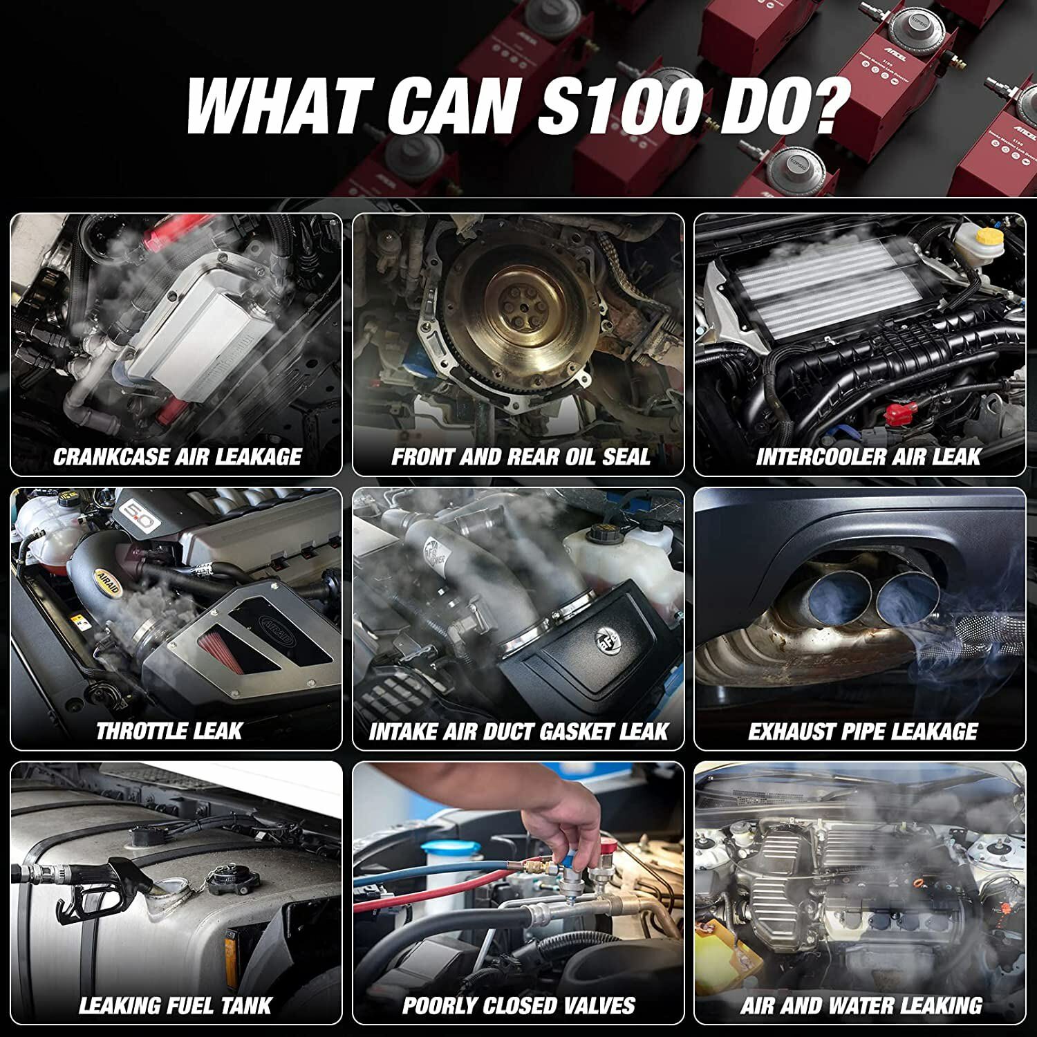 ANCEL Automotive EVAP Smoke Machine Testing Vacuum Leak Diagnostic Detector Tool