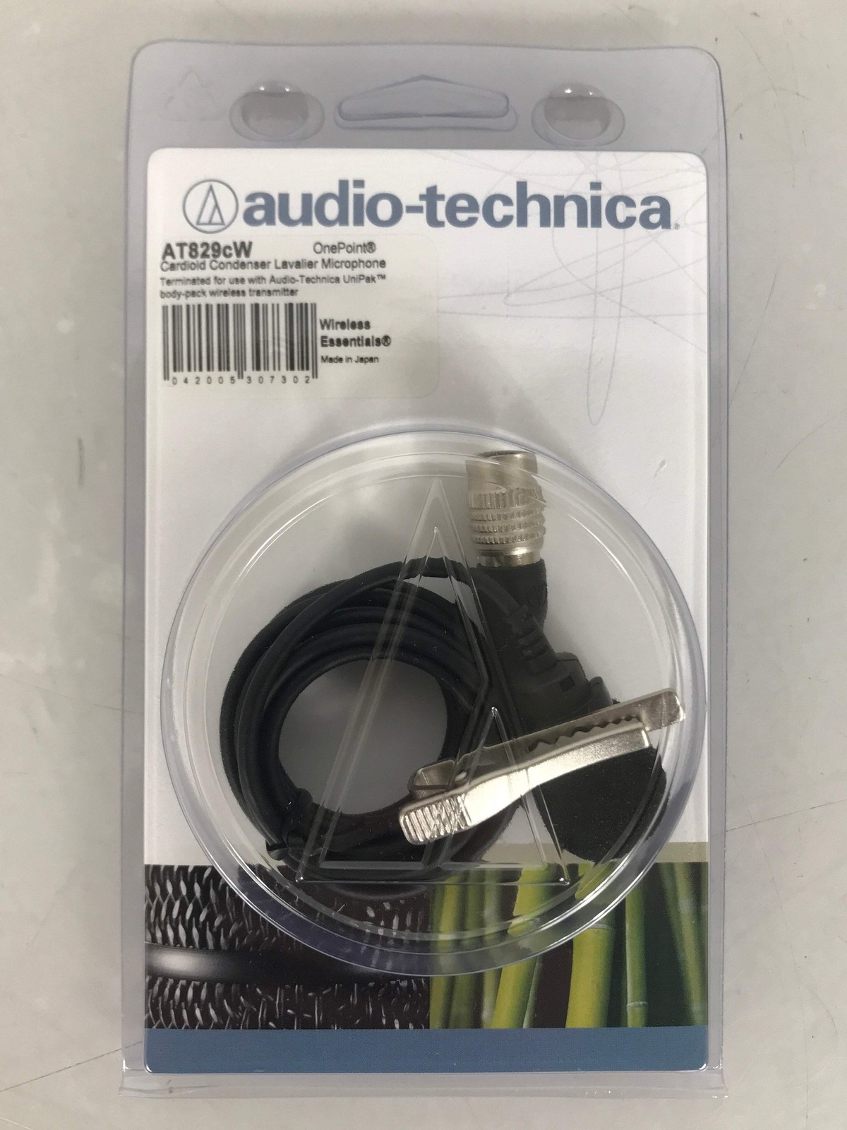 Audio-Technica AT829cW Cardioid Condenser Lavalier Microphone