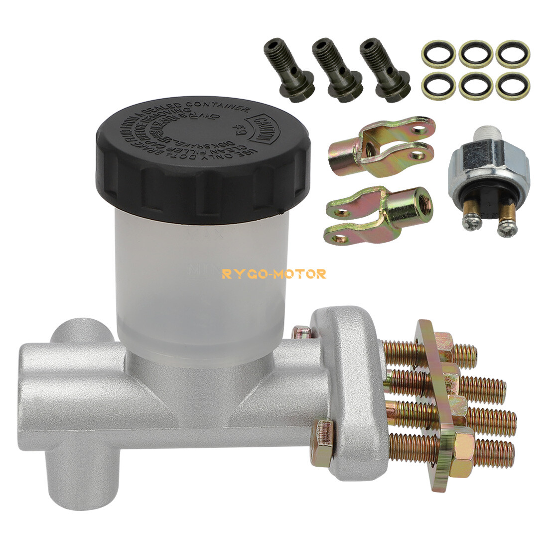 M MATI Hydraulic Go Kart Brake Master Cylinder for 90cc - 250cc Go Kart Buggy