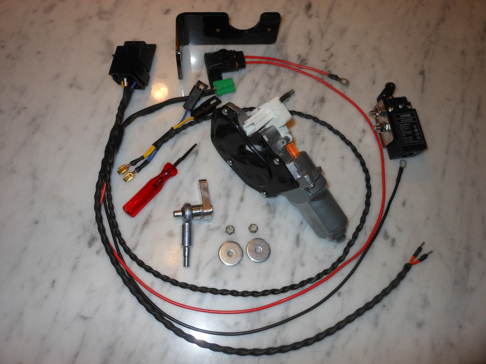 Corvette C3 1969-1972 Electric Conversion Windshield Wiper Door Actuator Kit