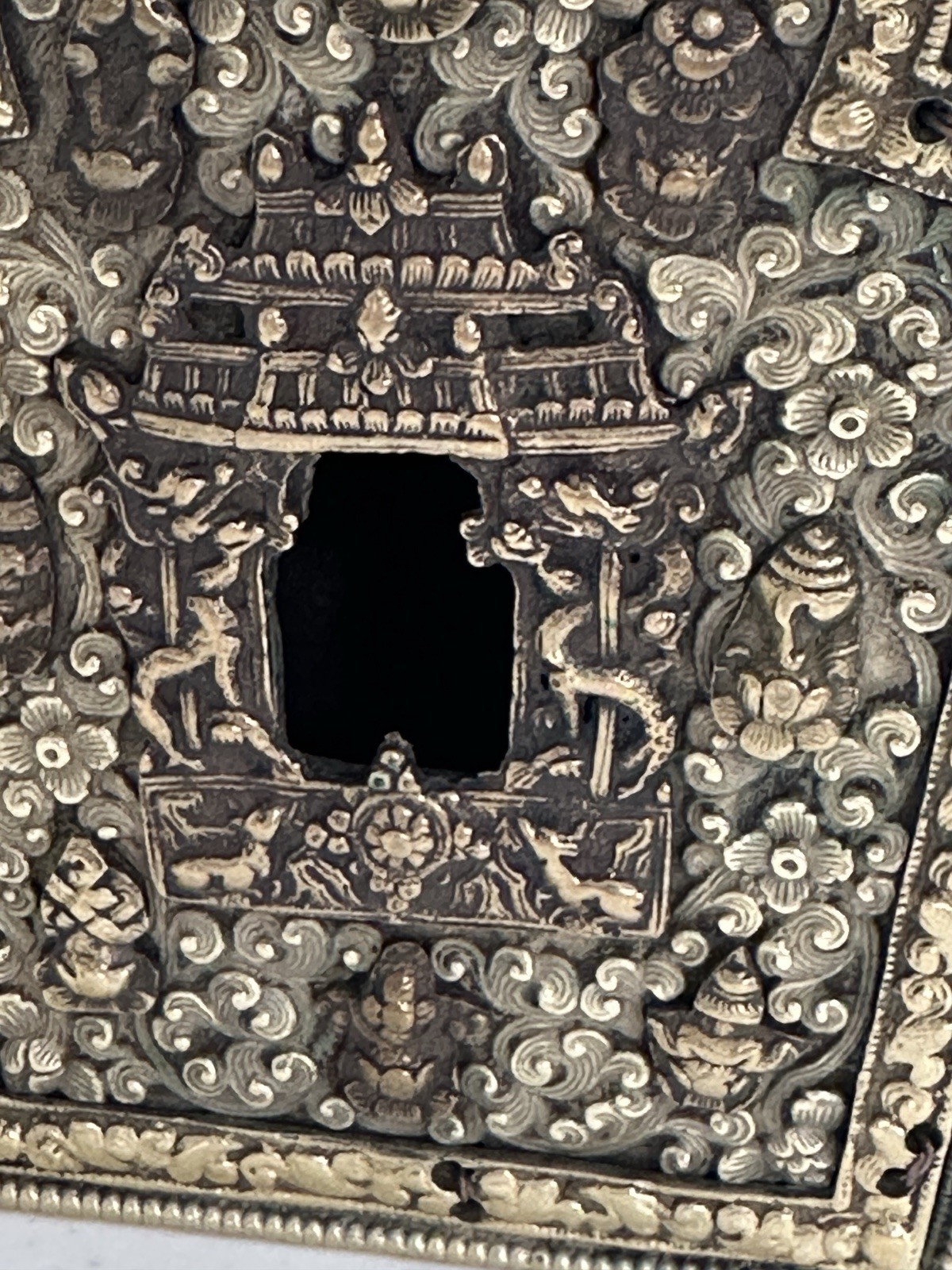 Beautiful Antique Tibetan Buddhist Traveling Shrine