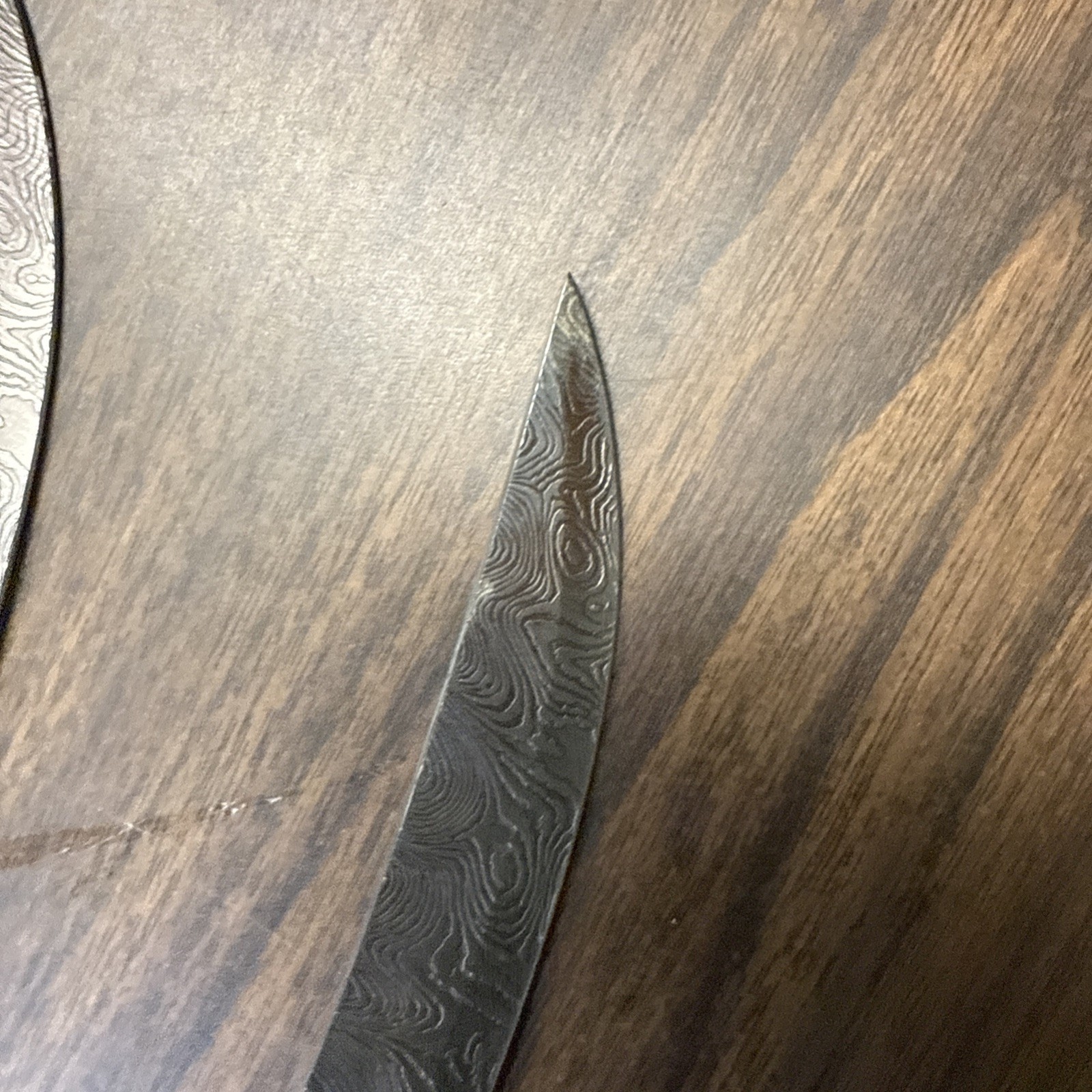 Metal Demascus Miniature Lot 2 Swords Military Decor No Scabbards Bundle Metal