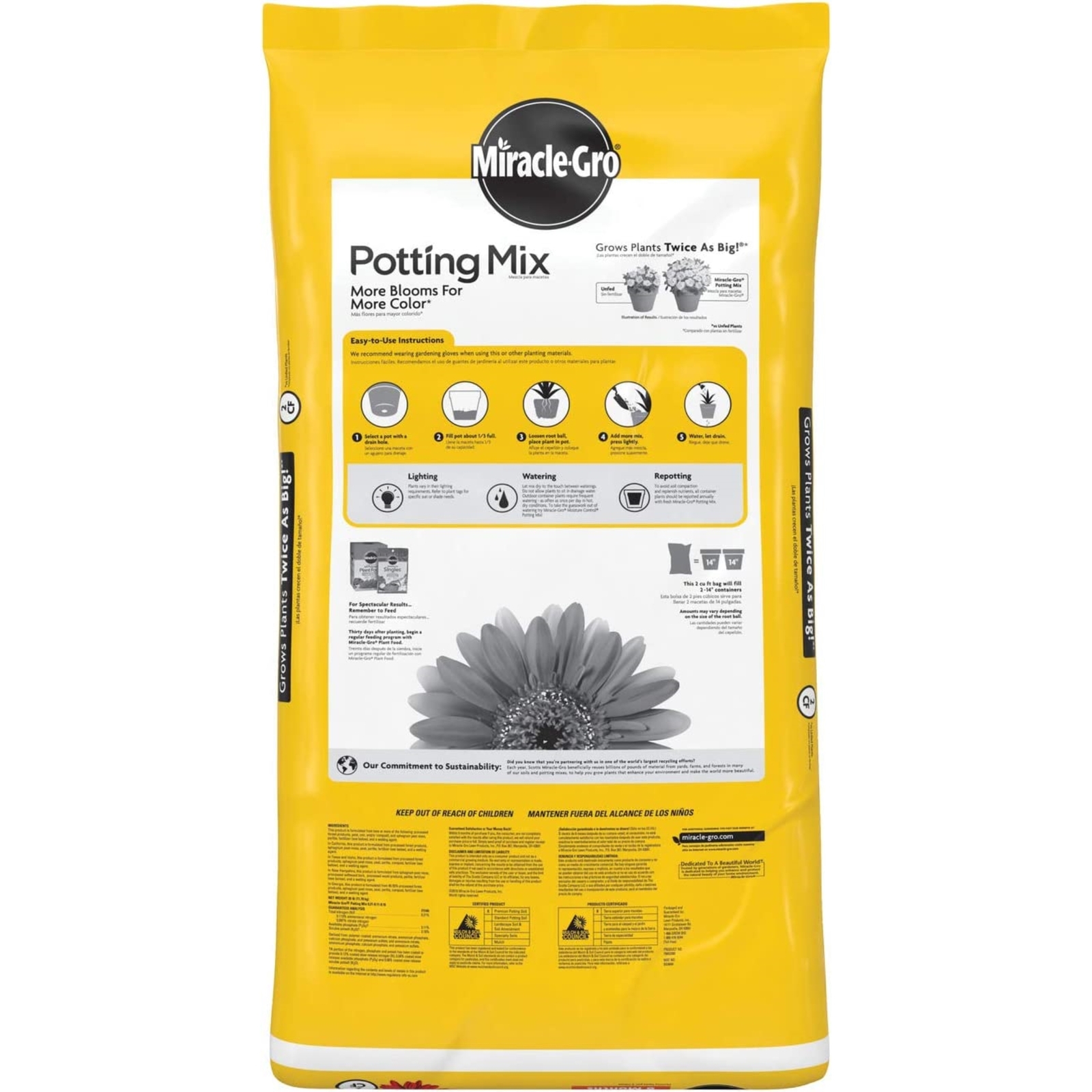 Miracle-Gro Potting Mix - 2 CUFT