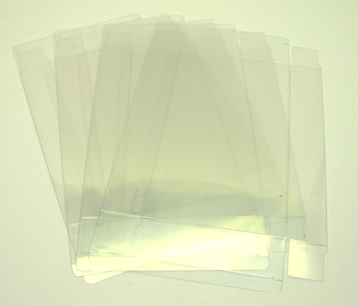 10x NINTENDO 64 N64 CIB GAME BOX - CLEAR PROTECTIVE BOX PROTECTOR SLEEVE CASE