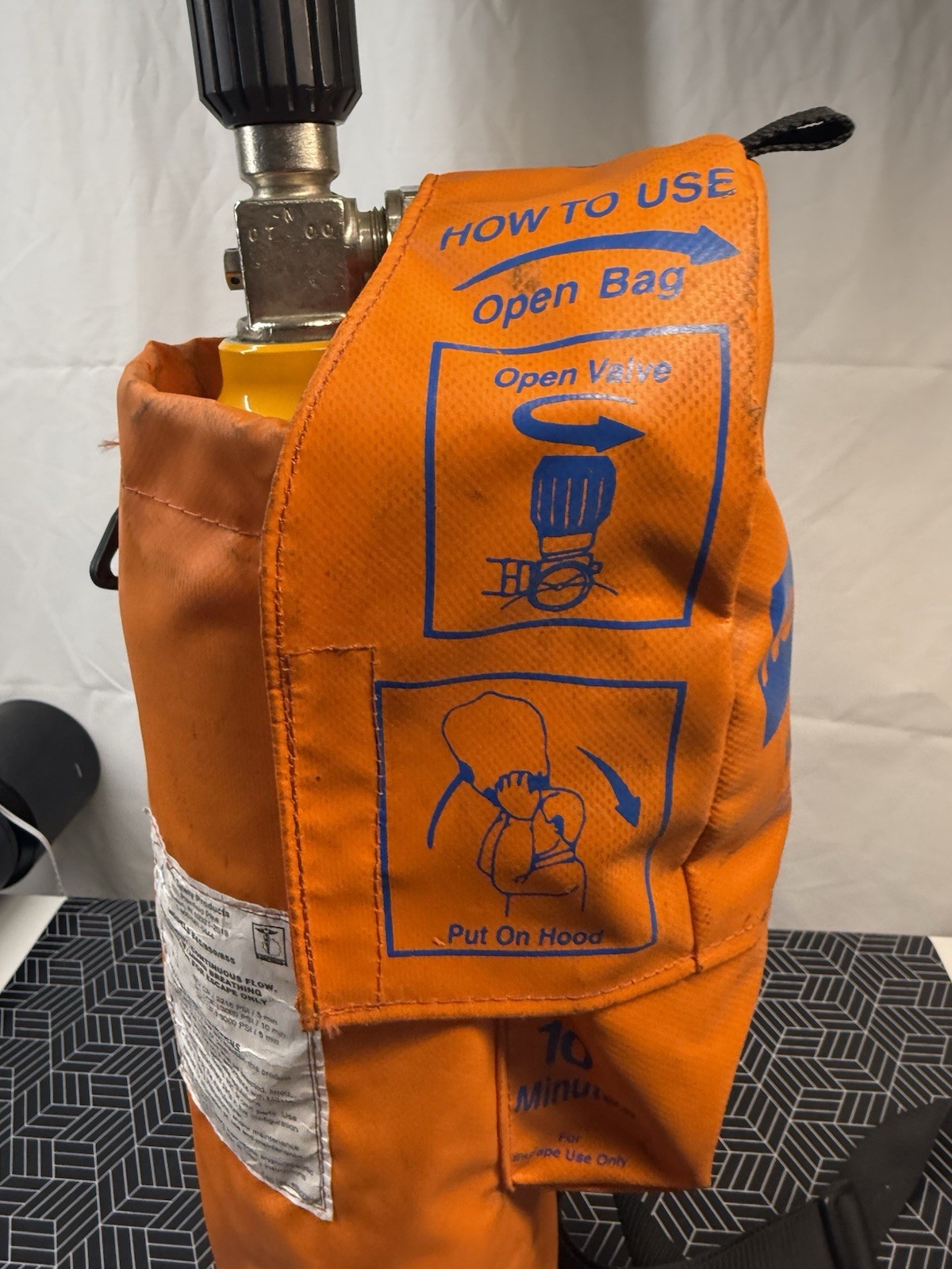 North Model 850 Respirator Emergency Escape Breathing Apparatus