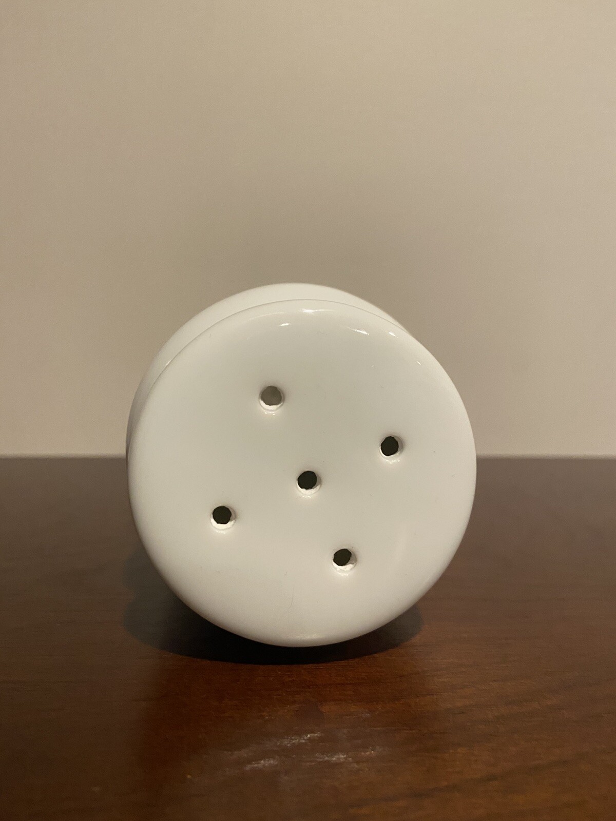 Vintage [1983] Porcelain Baby Powder Shaker ~ "Welcome to the World Little One"