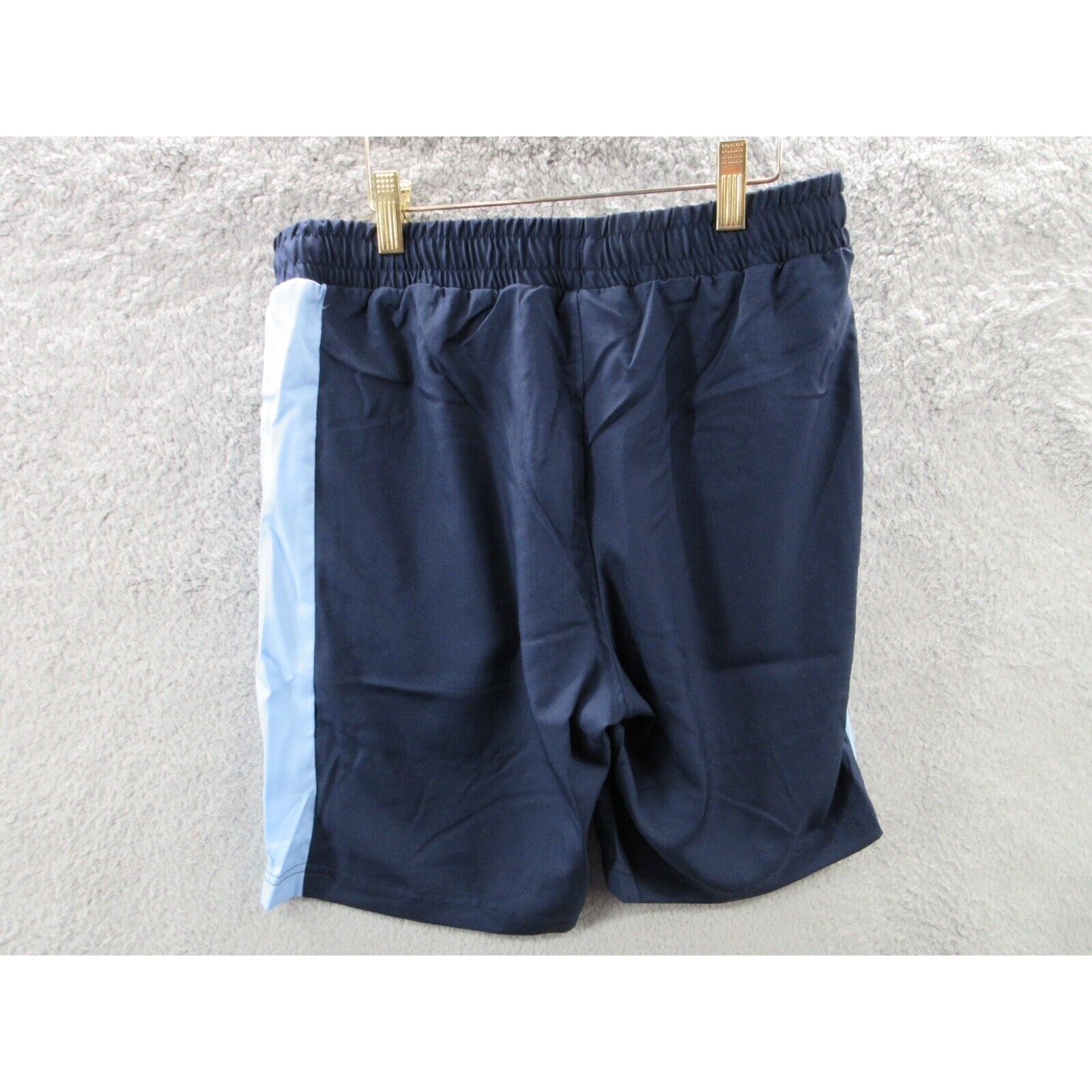 NWT Sergio Tacchini Monte Carlo Tennis Shorts Navy Blue Logo Men's Medium