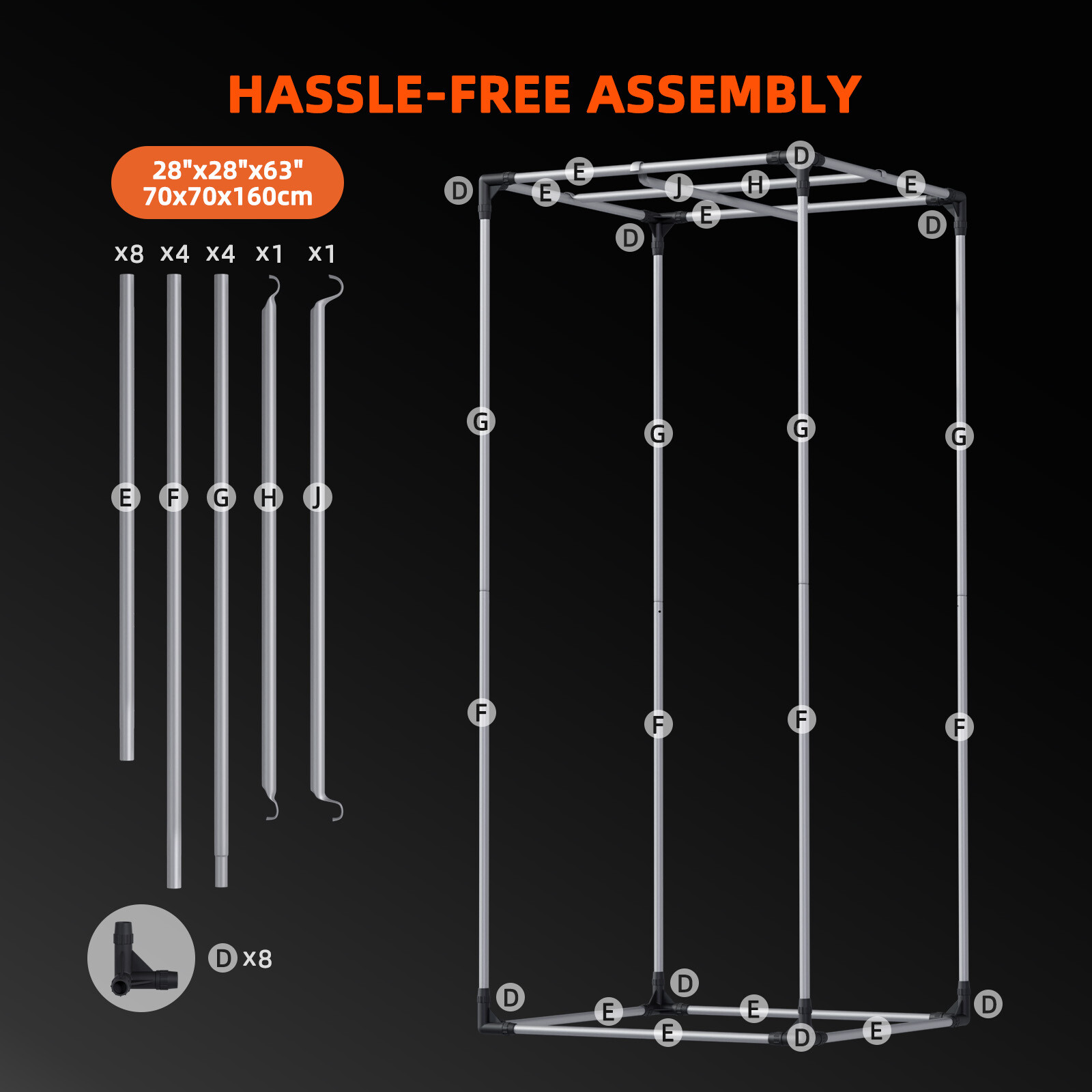 Spider Farmer 1680D Grow Tent Indoor Hydroponics Mylar Room